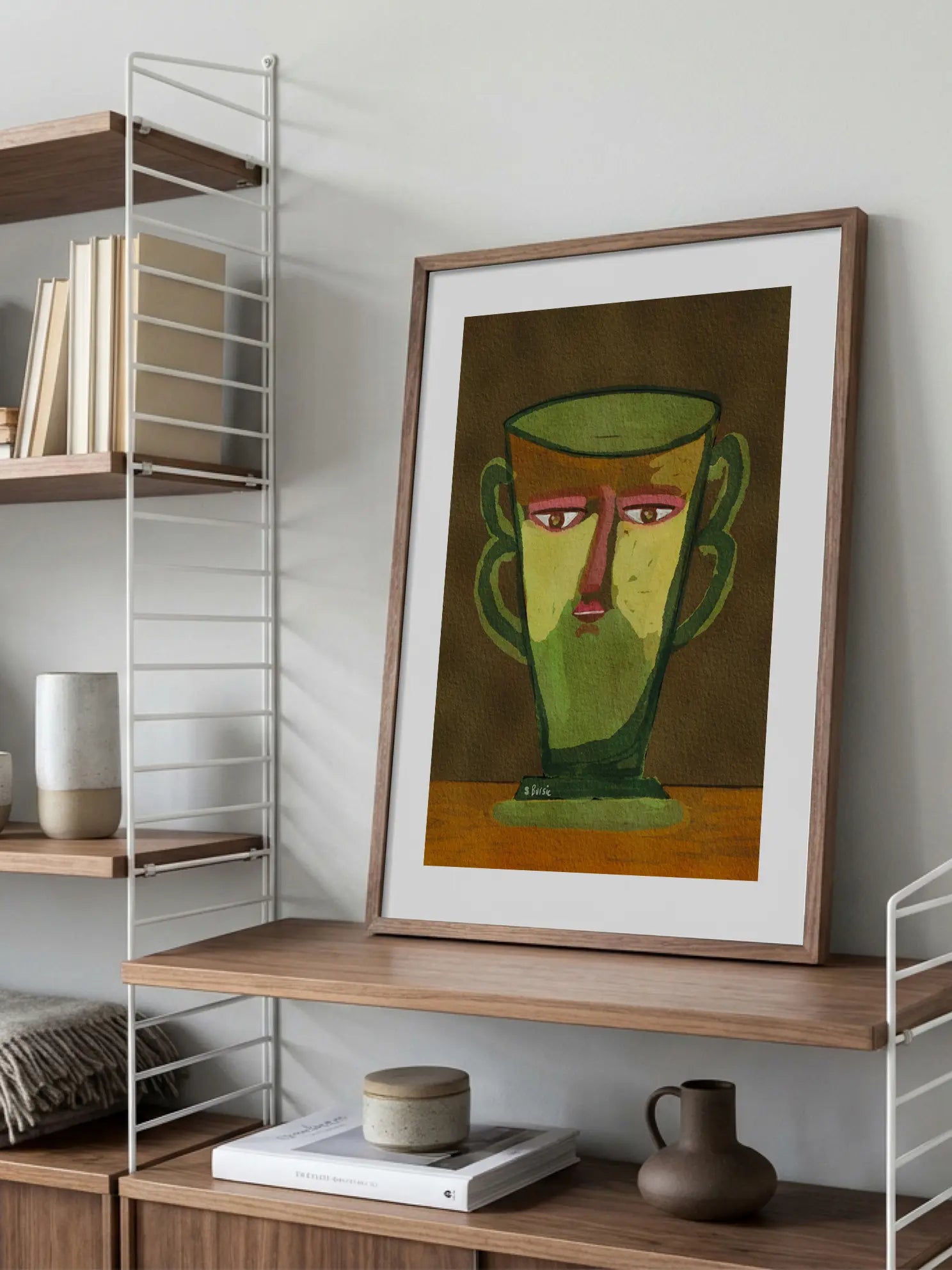 Face Vase Poster