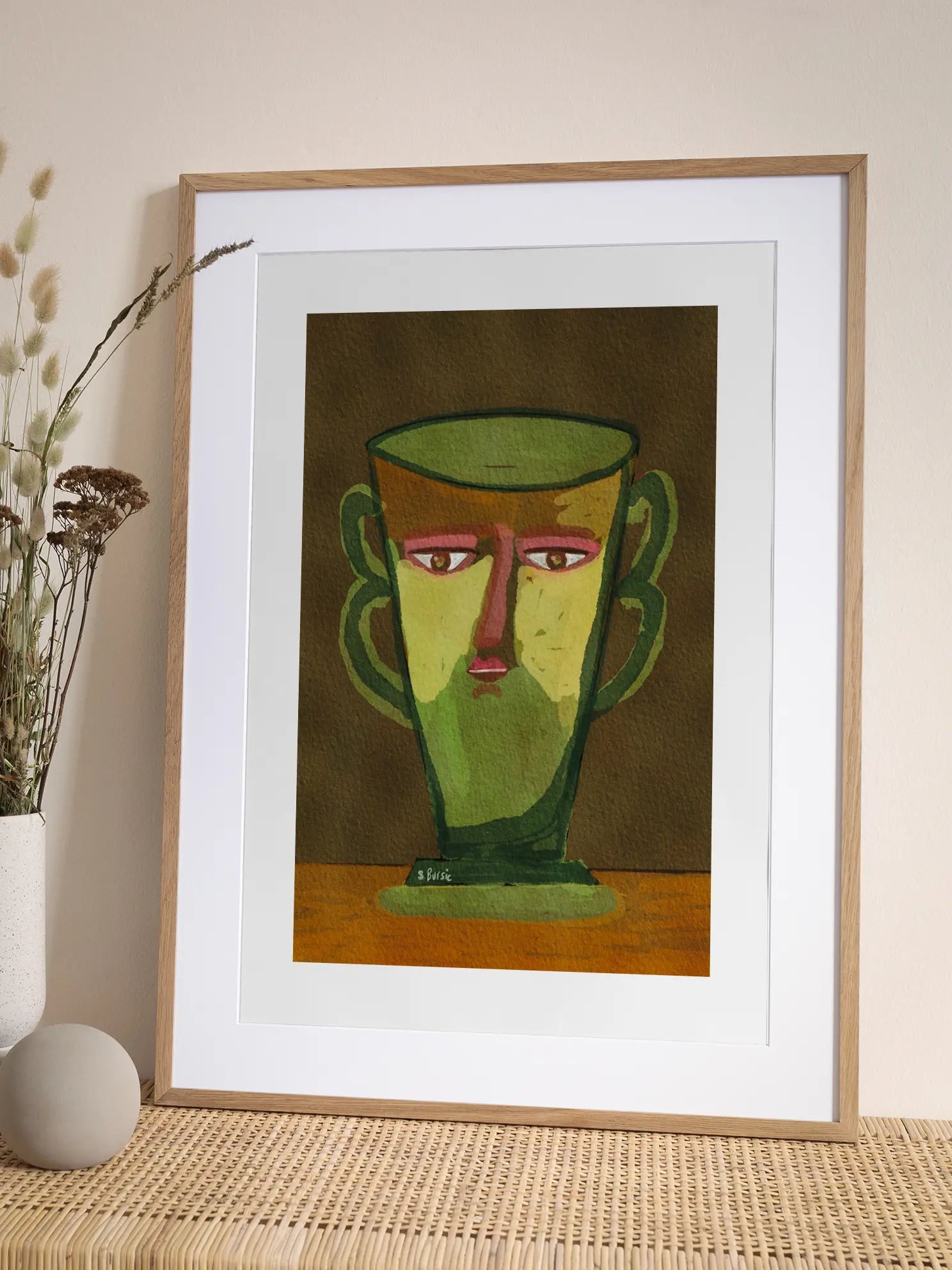 Face Vase Poster