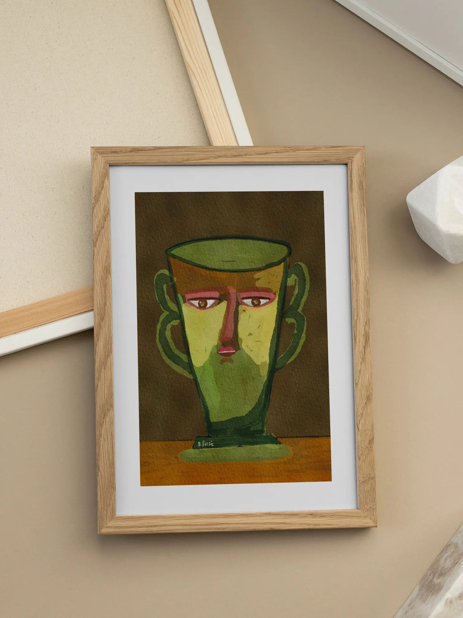 Face Vase Poster
