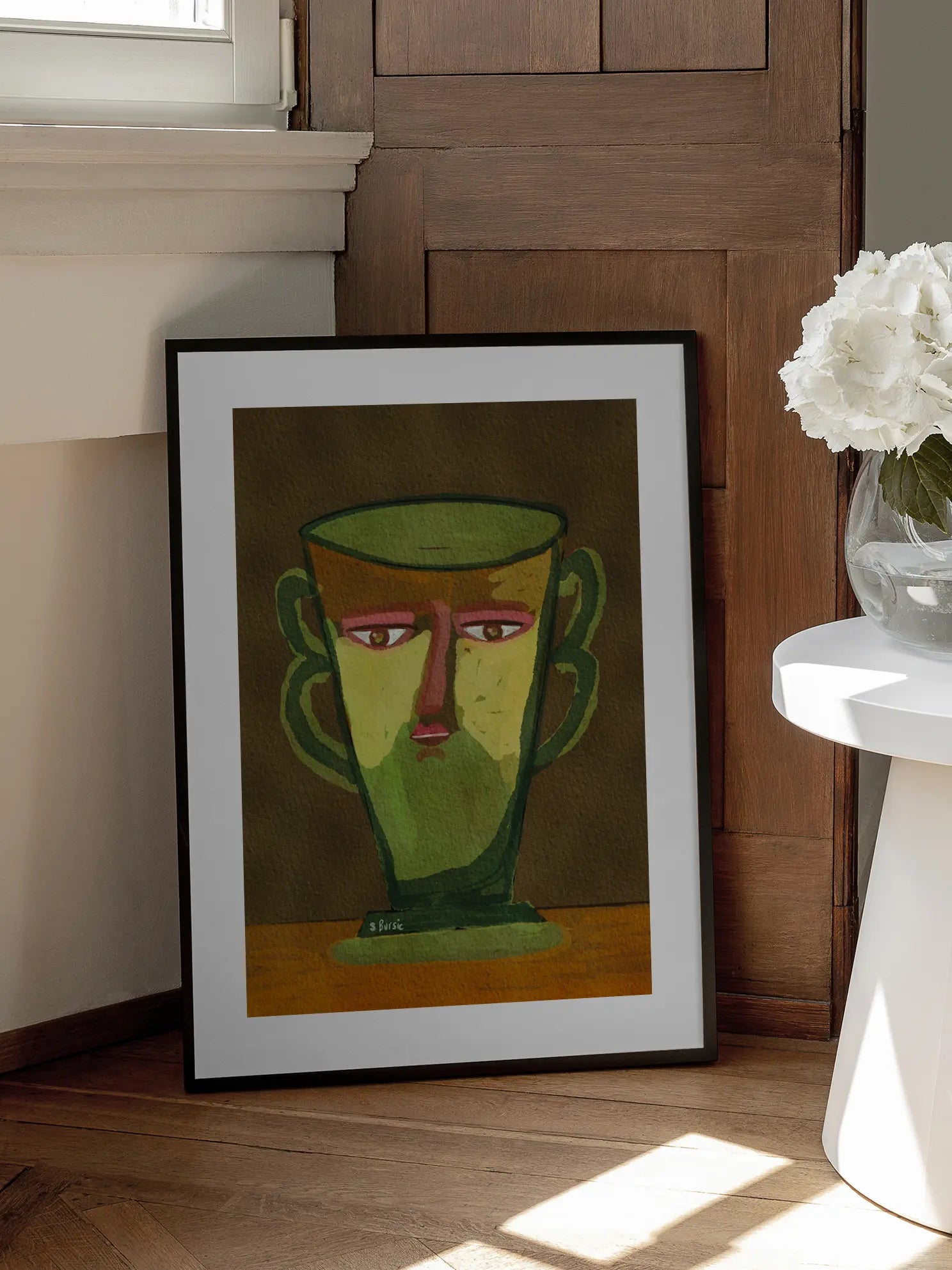 Face Vase Poster