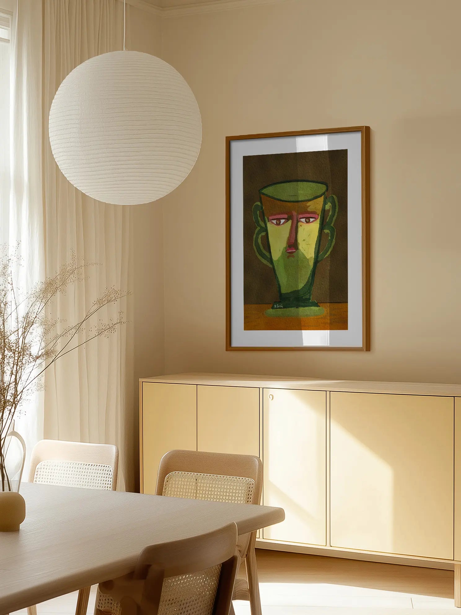 Face Vase Poster
