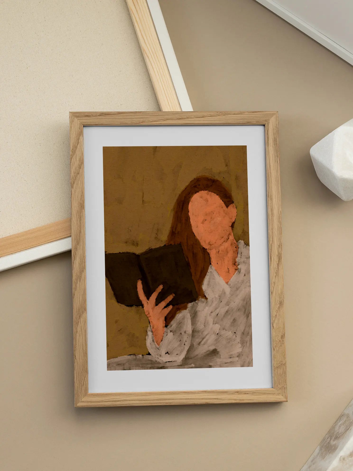 Faceless Reading Poster