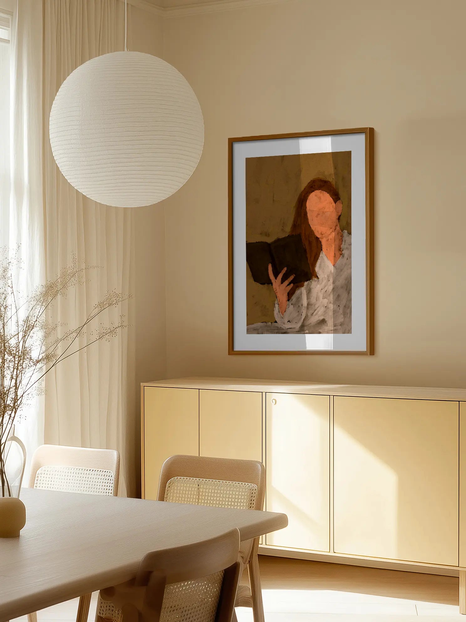 Faceless Reading Poster