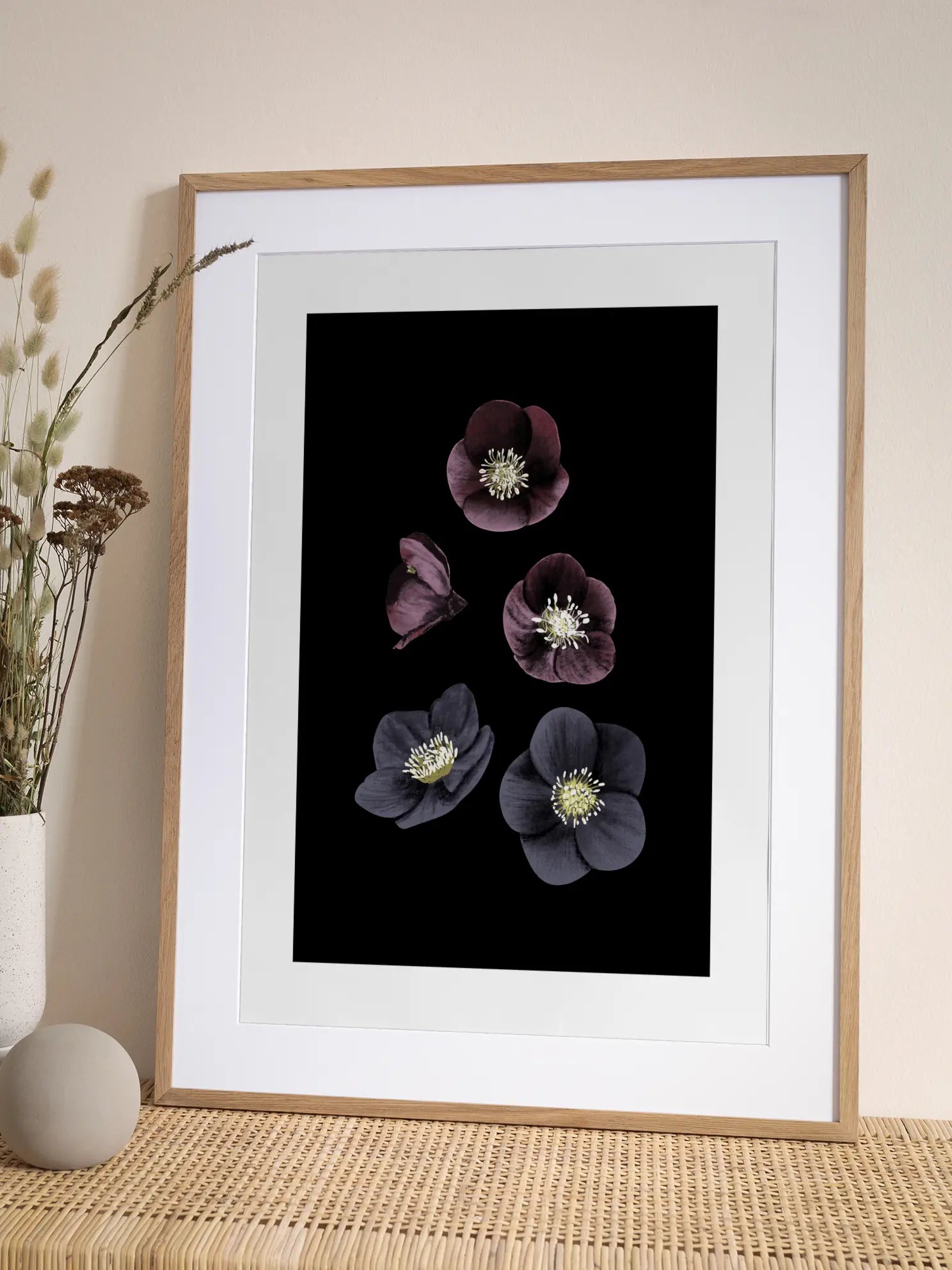 Fallen Hellebore Poster