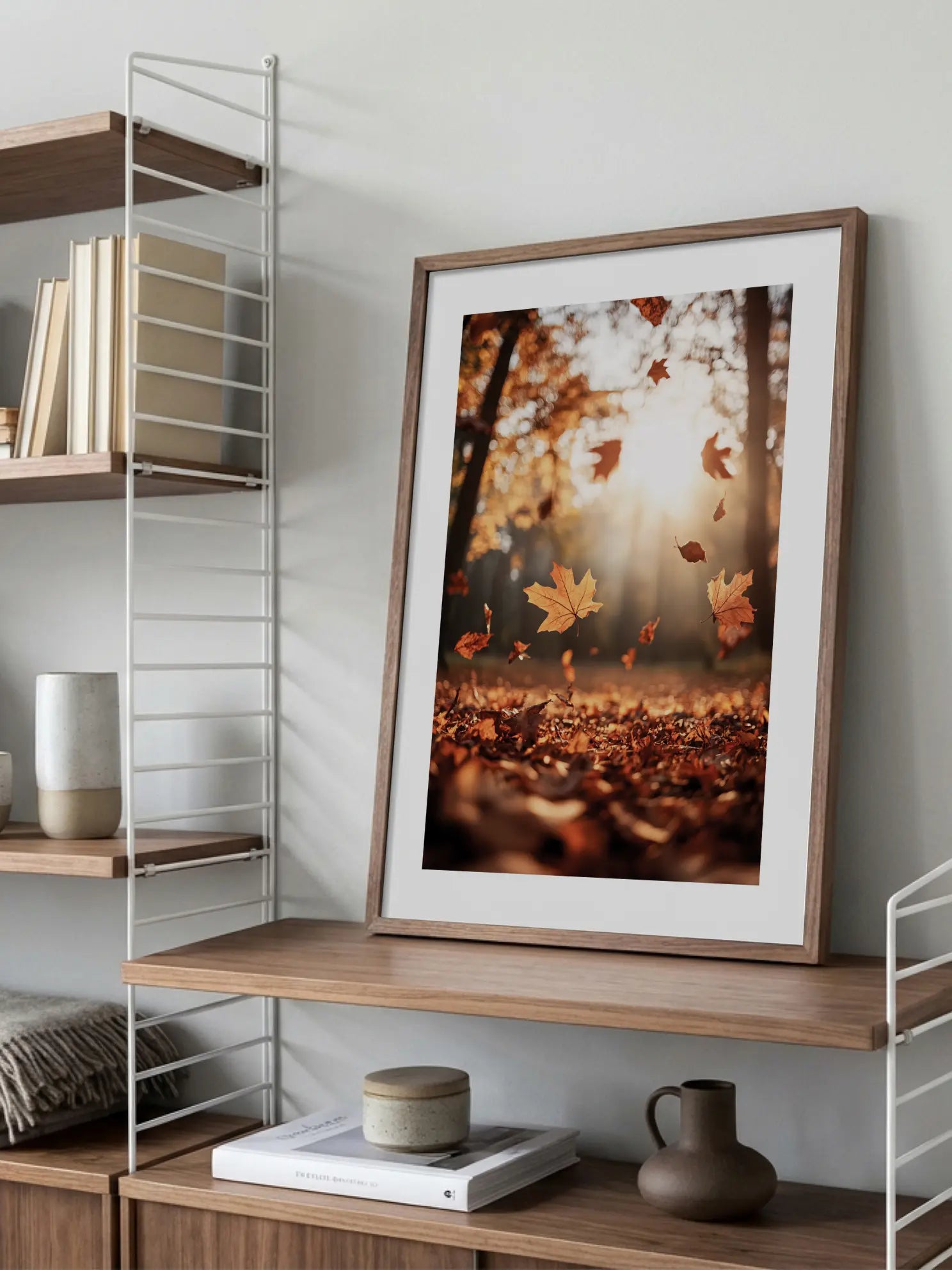 Falling Leaves Poster