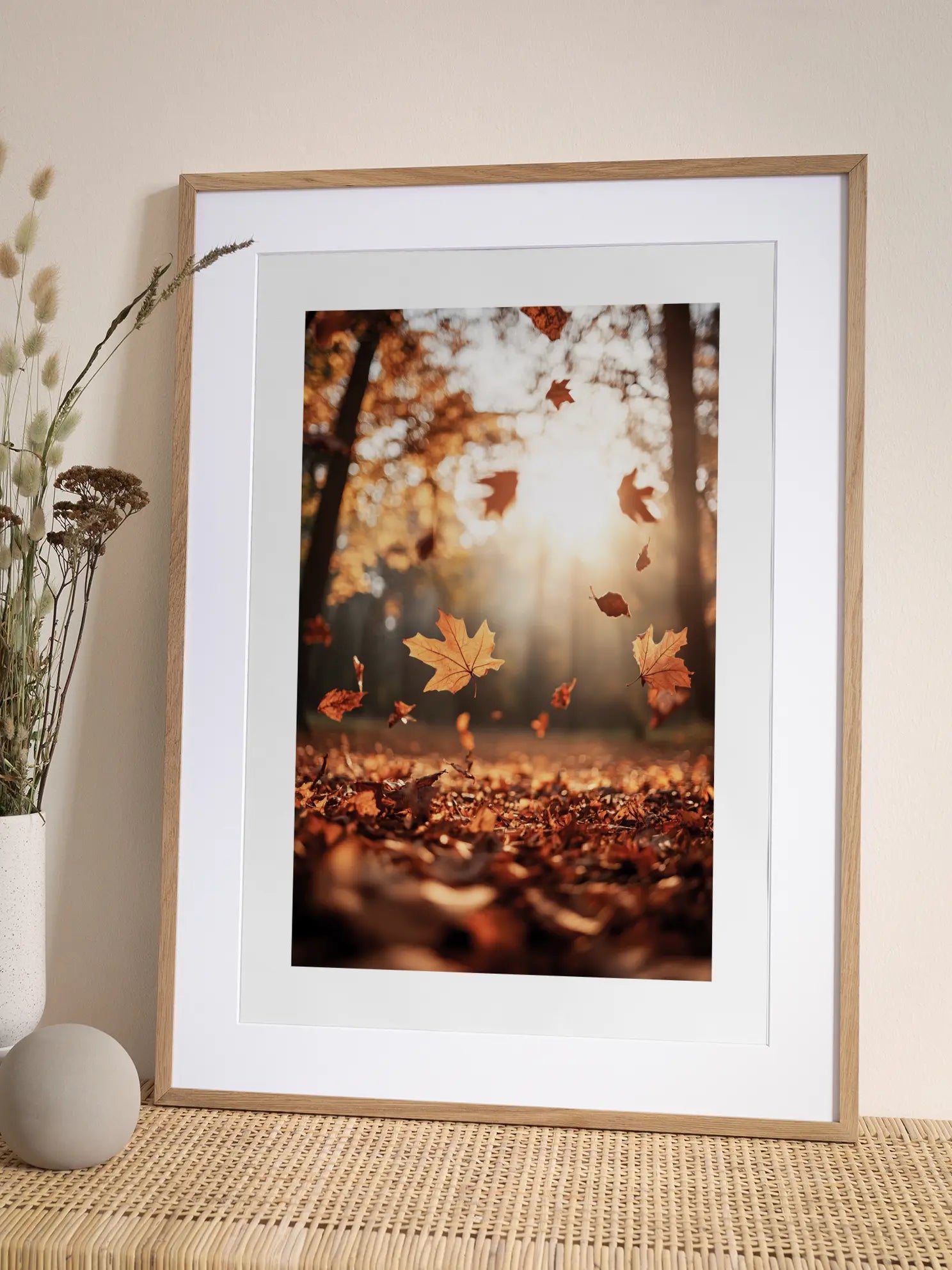 Falling Leaves Poster