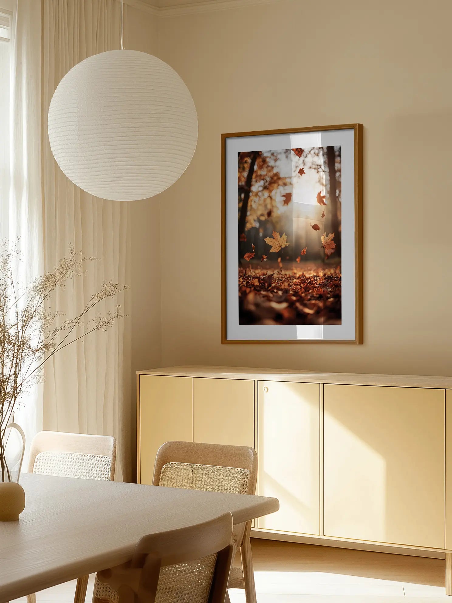 Falling Leaves Poster