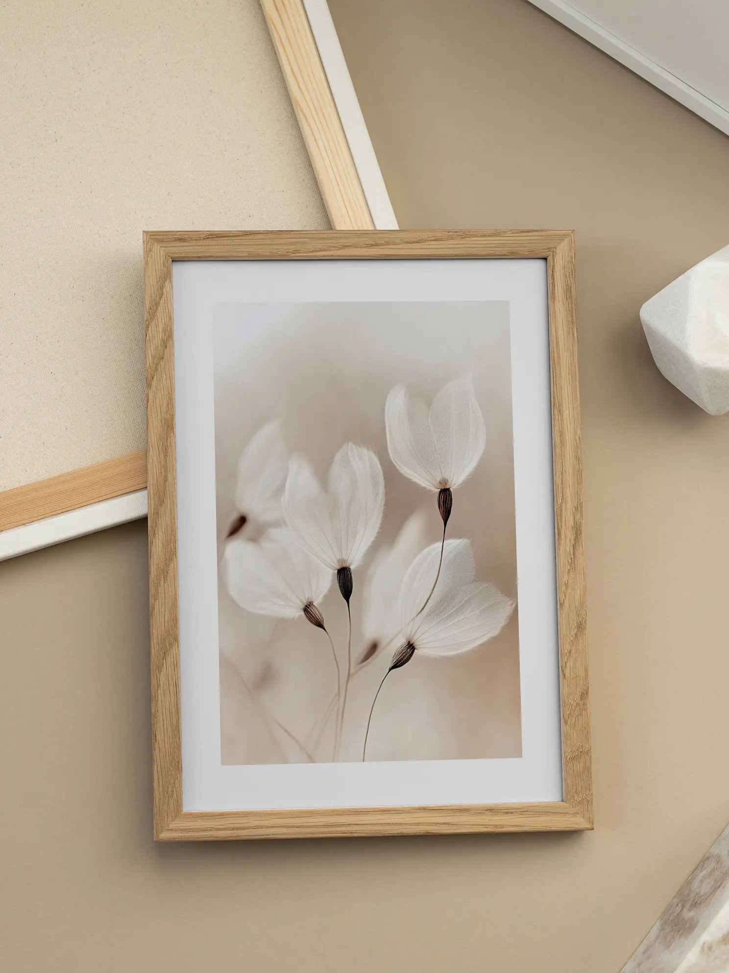 Feather Flower Poster