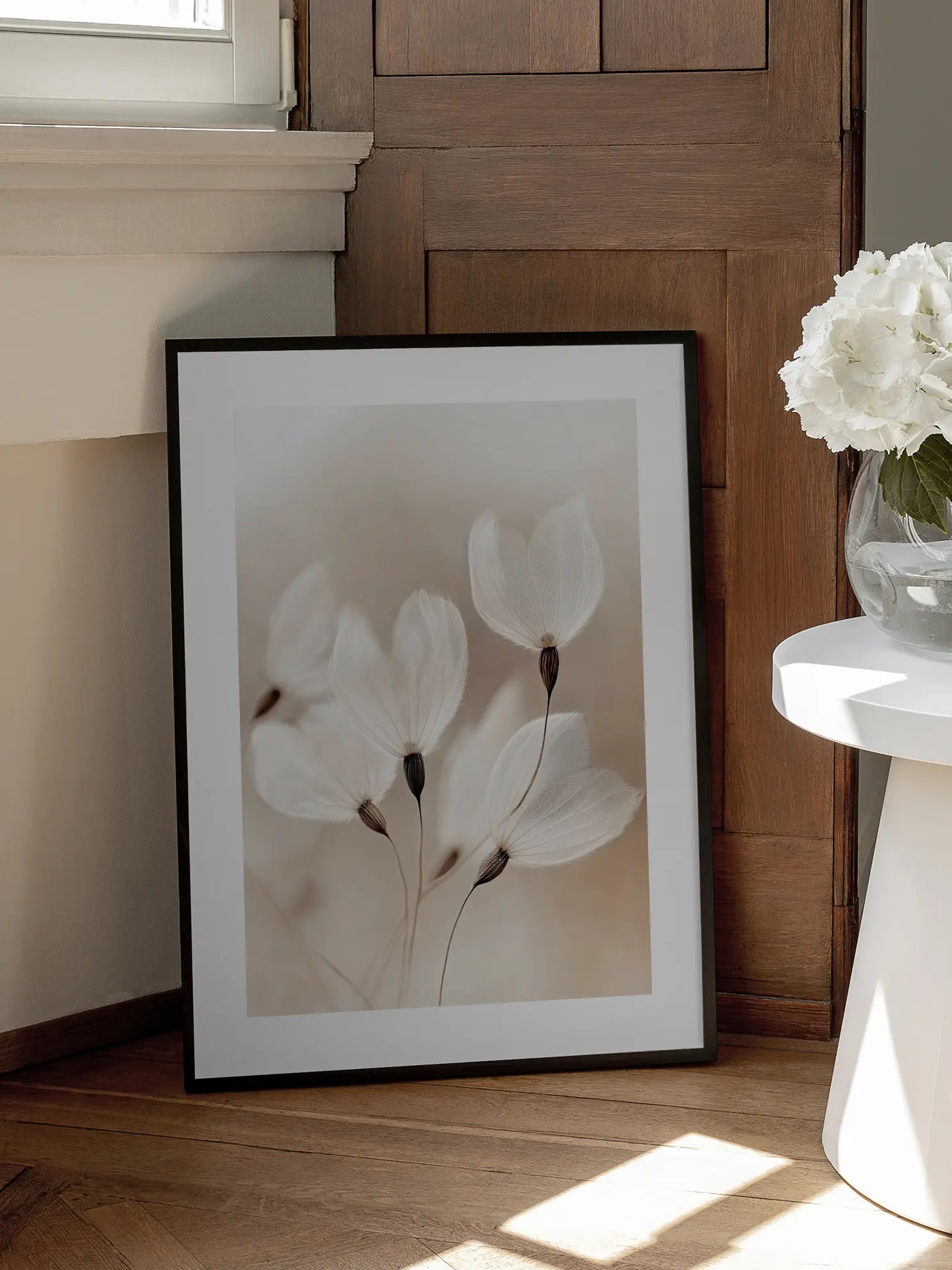 Feather Flower Poster