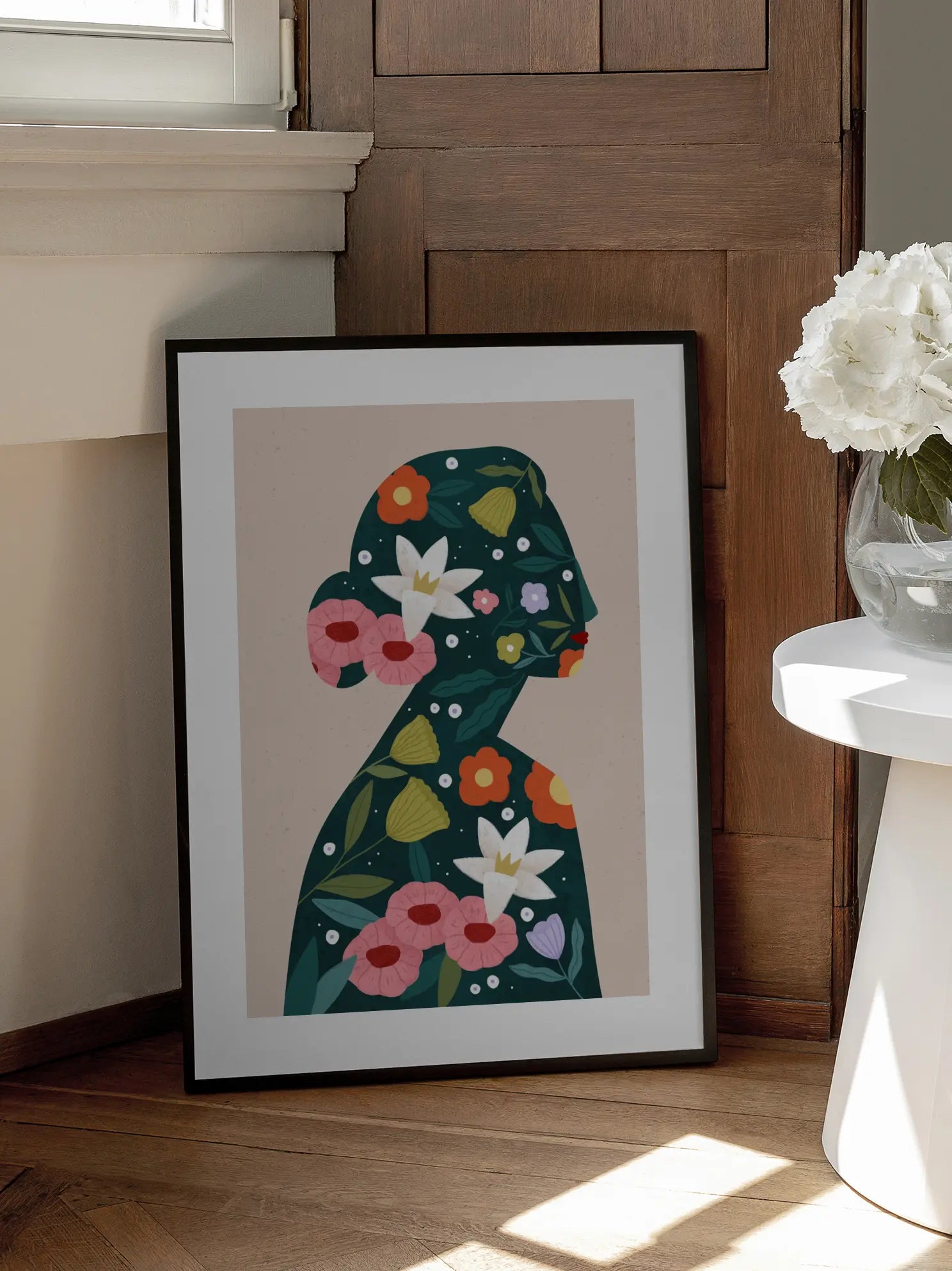 Filled With Flowers Poster