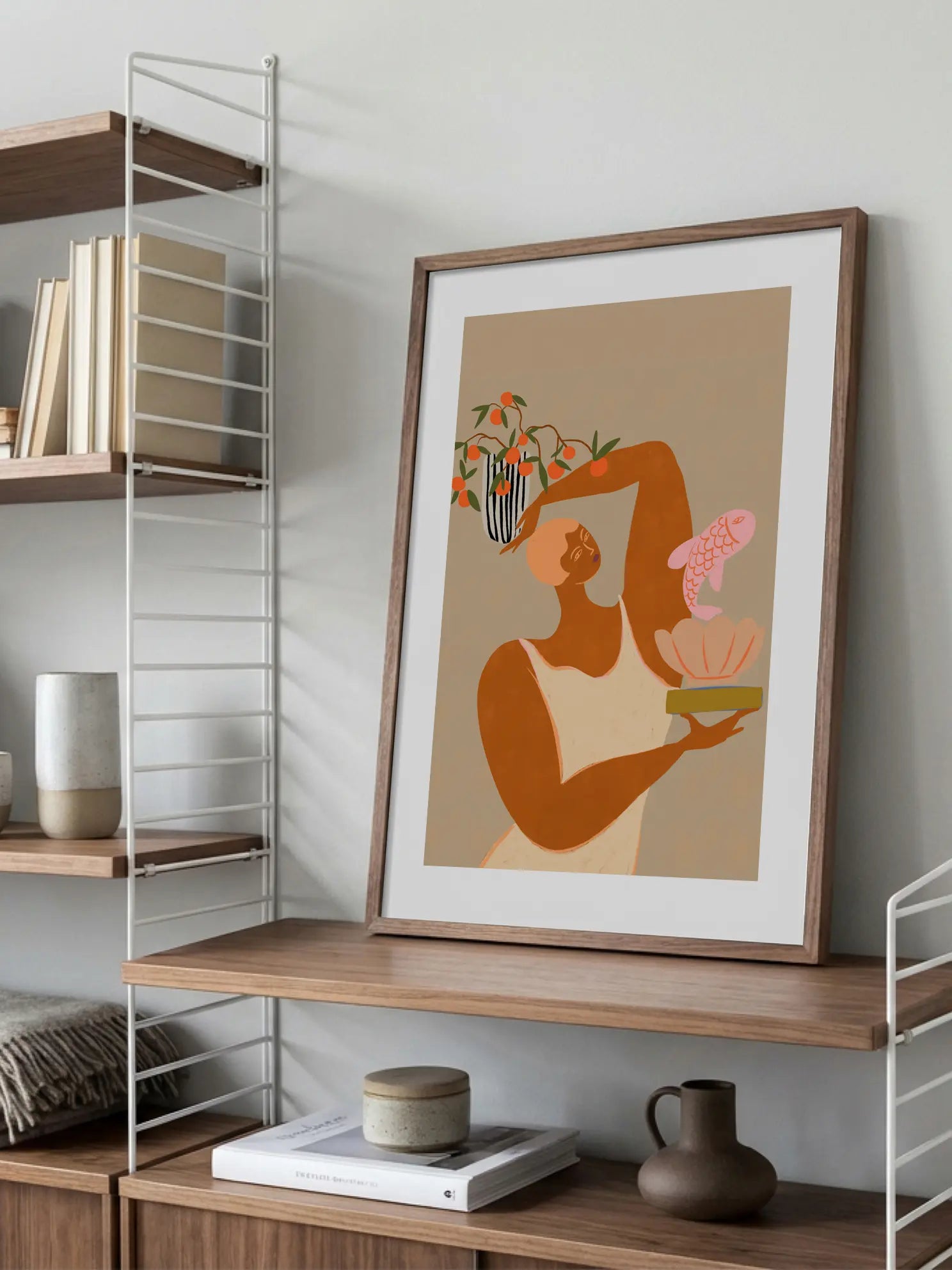 Fish and Oranges Poster
