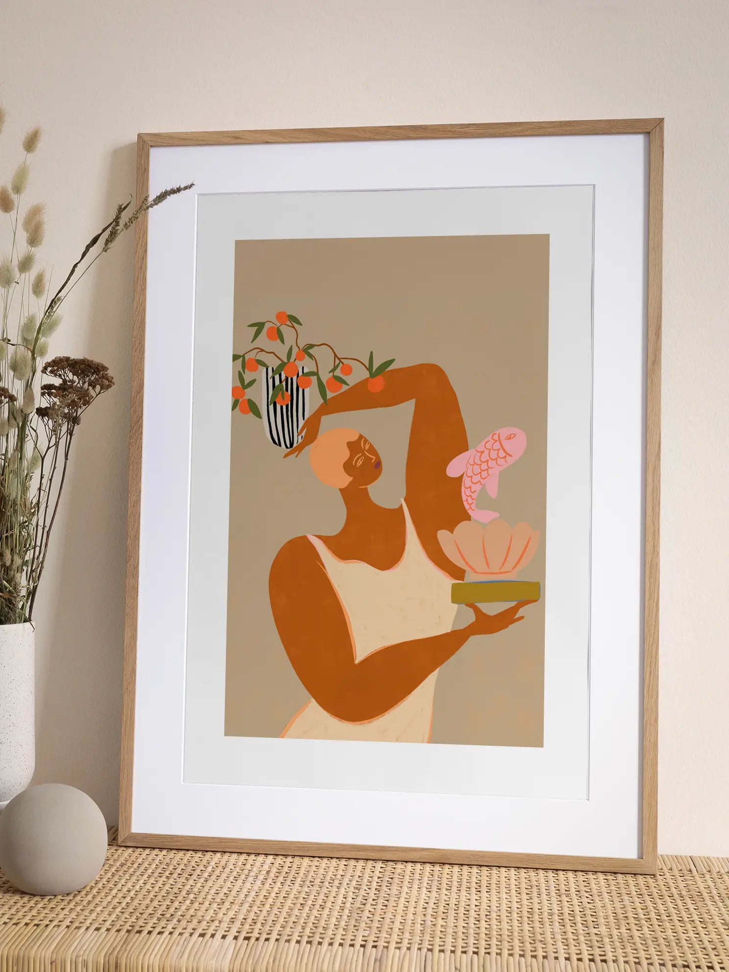Fish and Oranges Poster