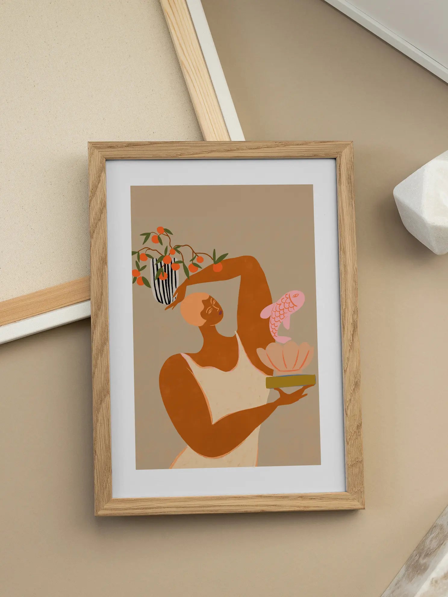 Fish and Oranges Poster