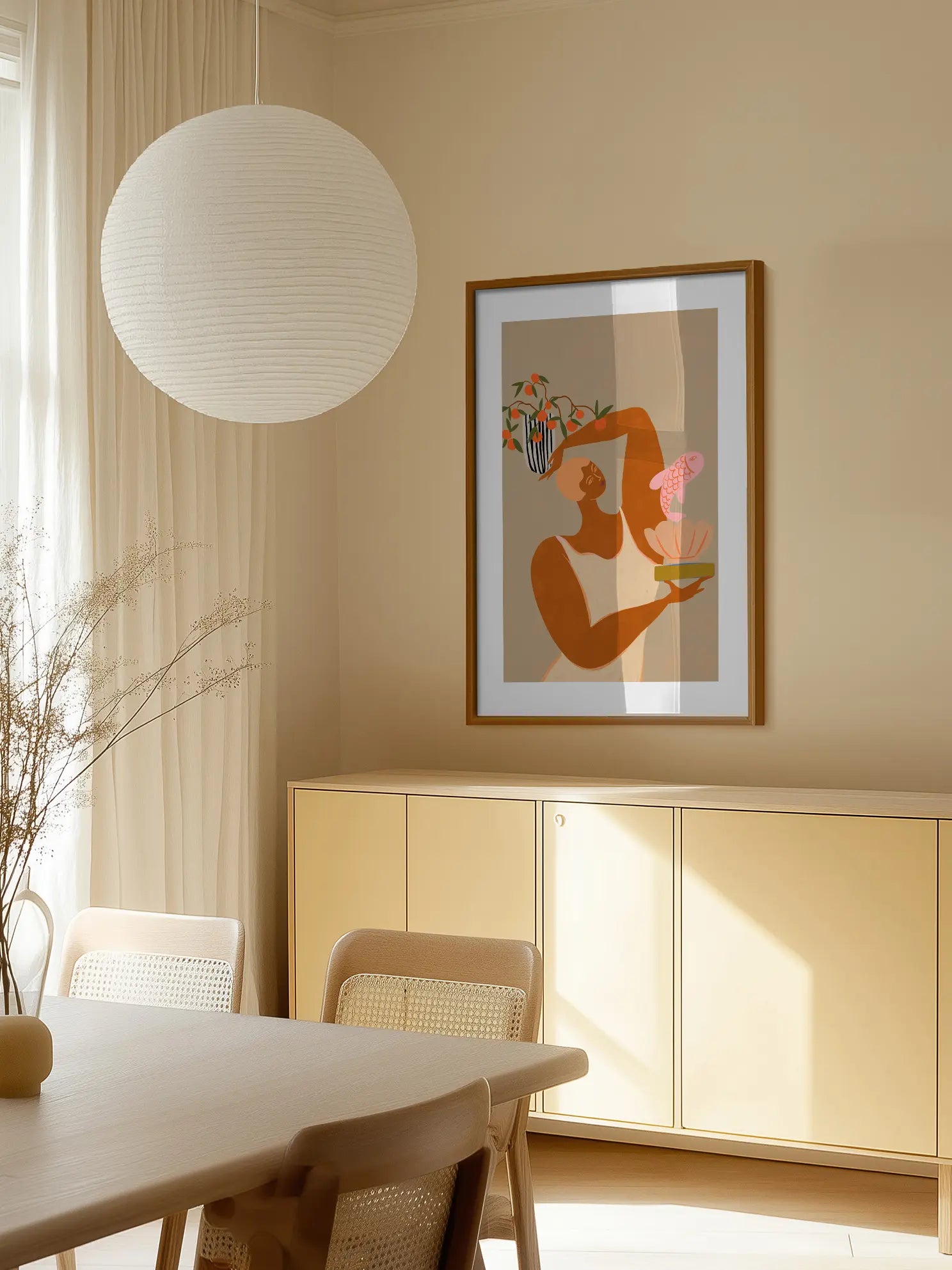 Fish and Oranges Poster