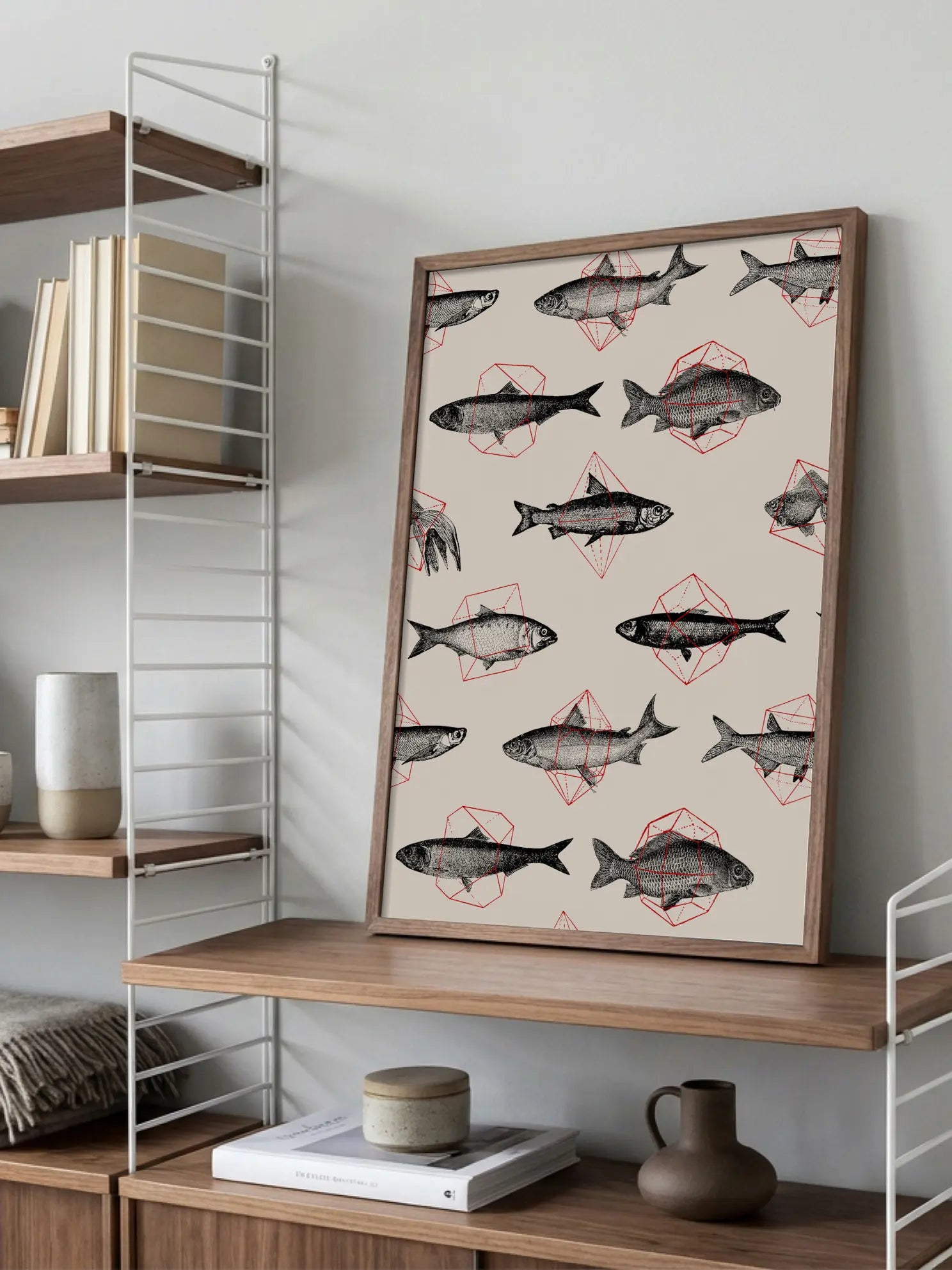 Fish Pattern Poster