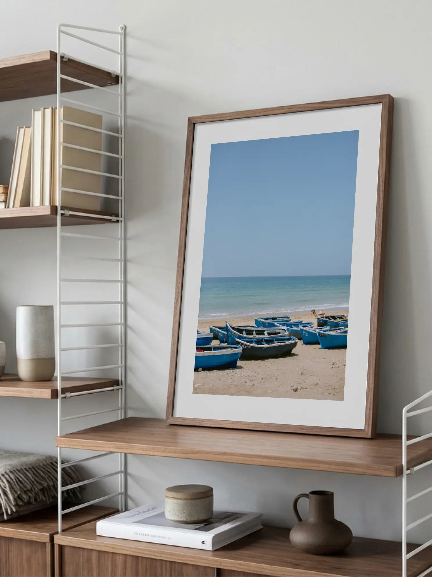 Fishermen's Beach Poster