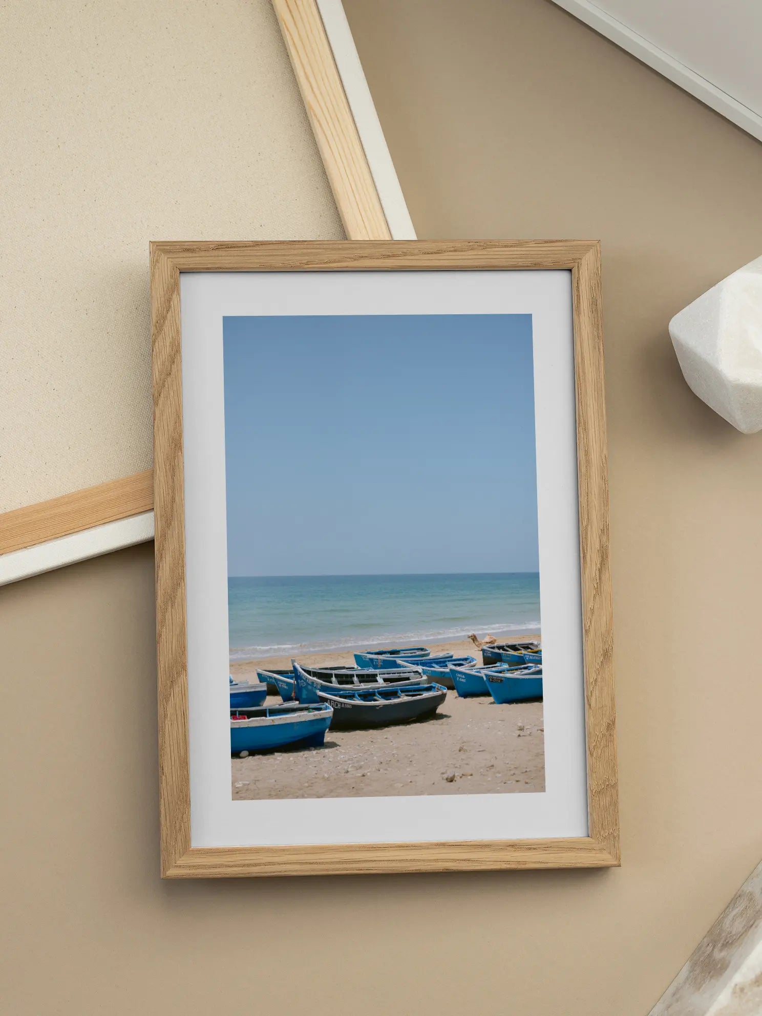 Fishermen's Beach Poster