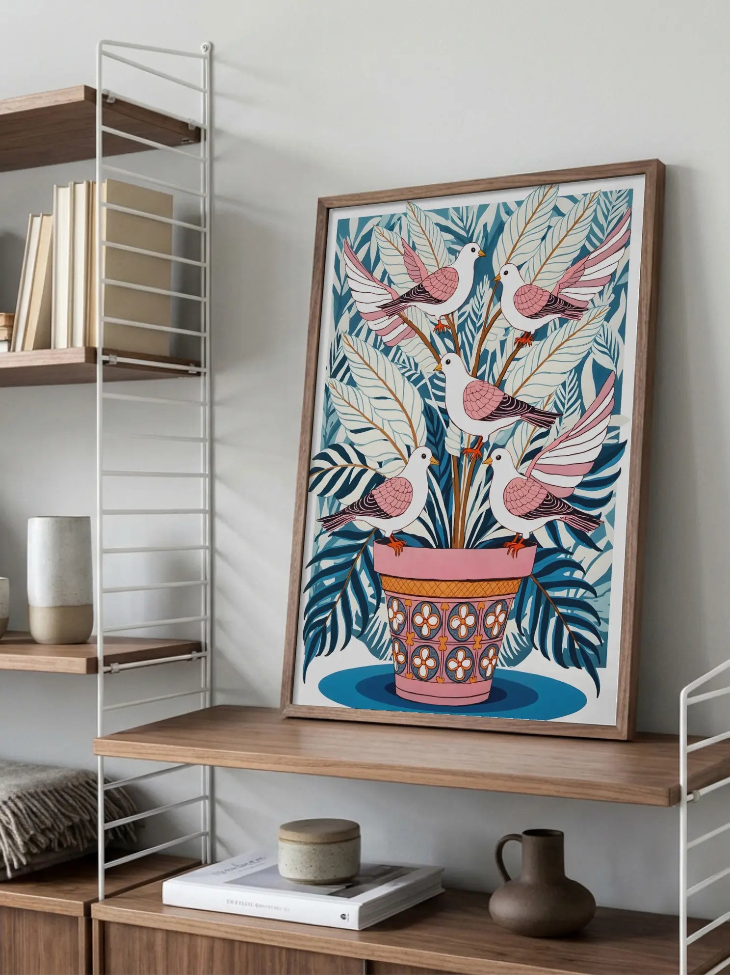 Five Birds Poster