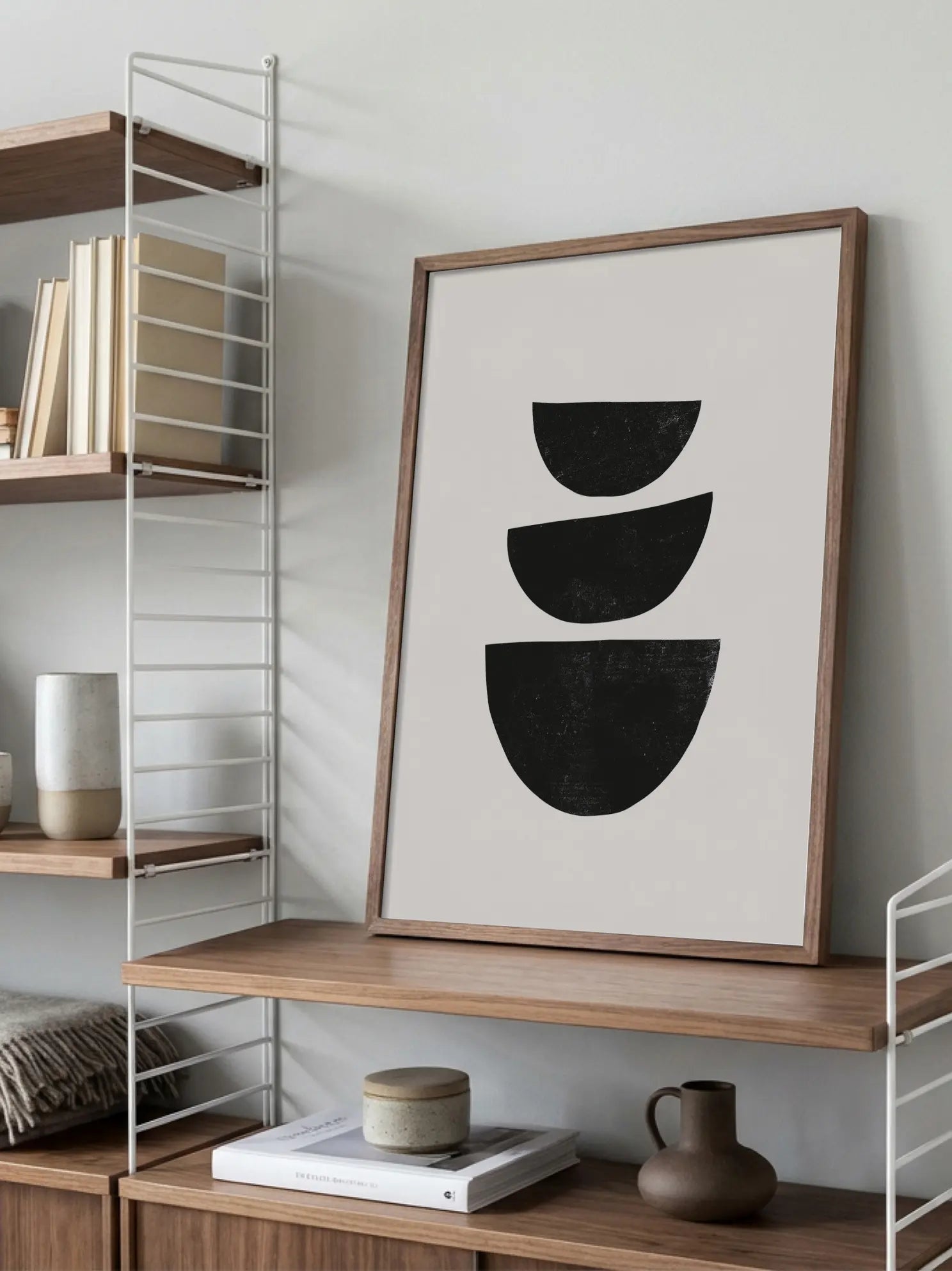 Floating Stacks Poster