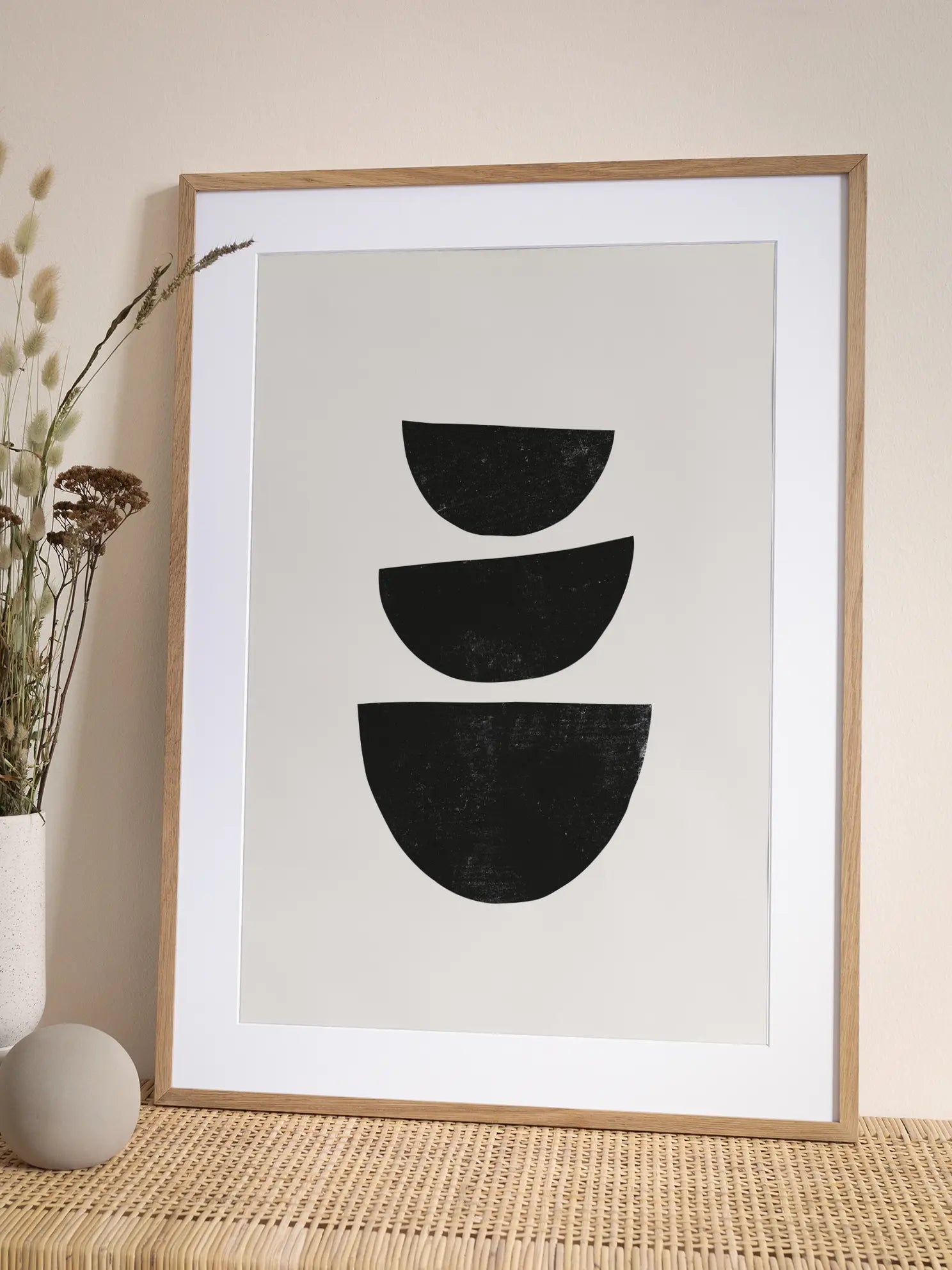 Floating Stacks Poster