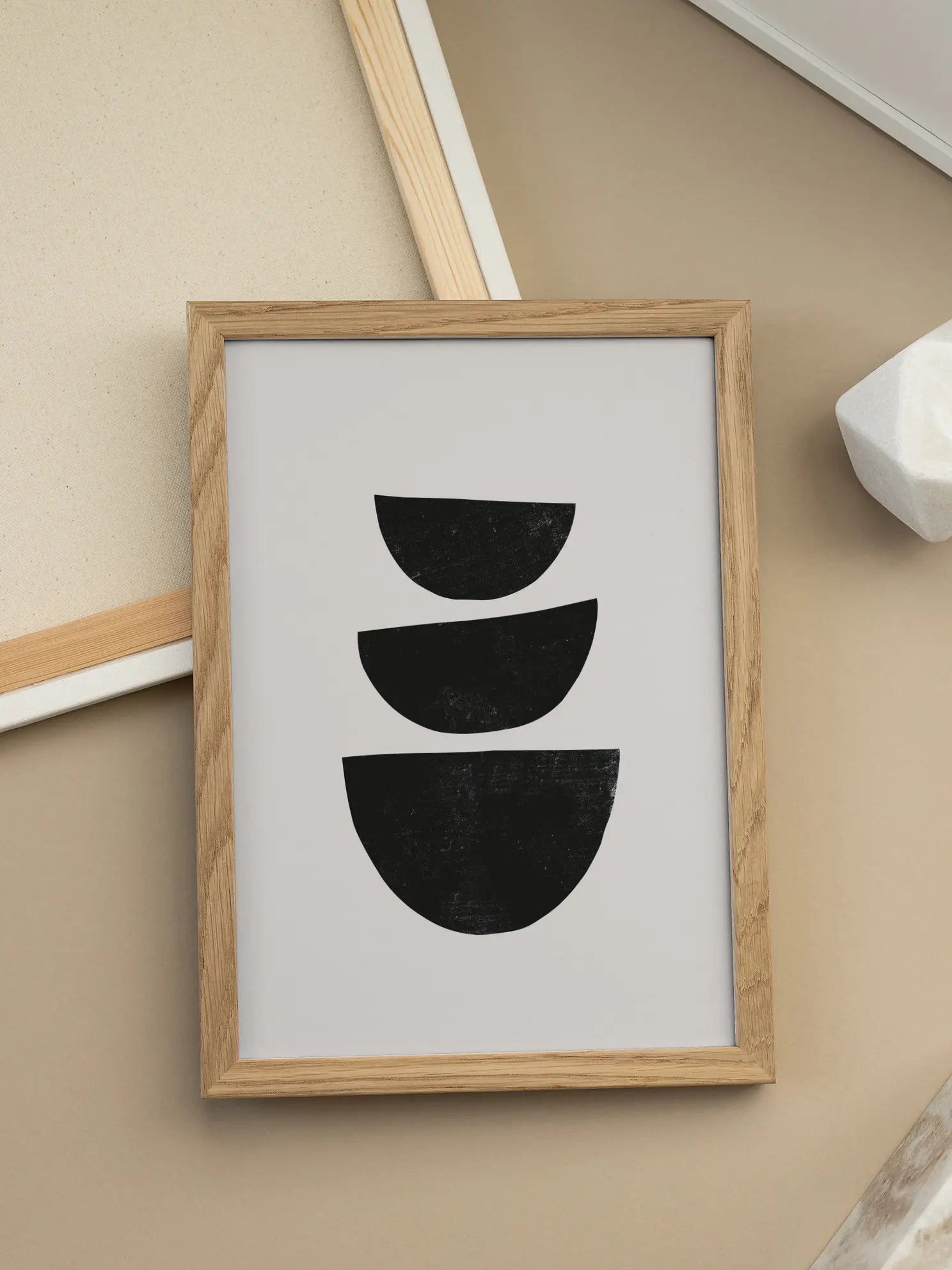 Floating Stacks Poster