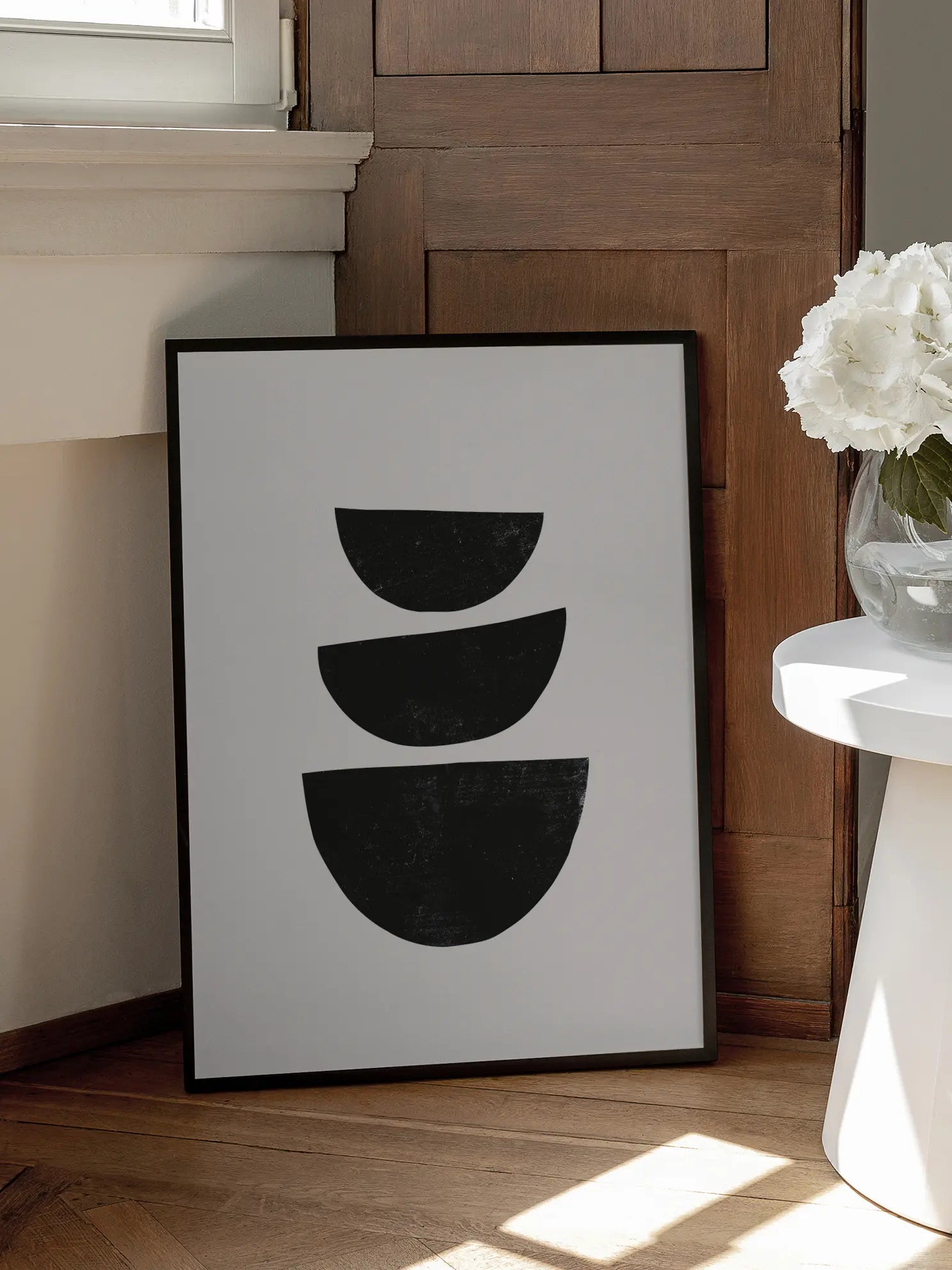 Floating Stacks Poster