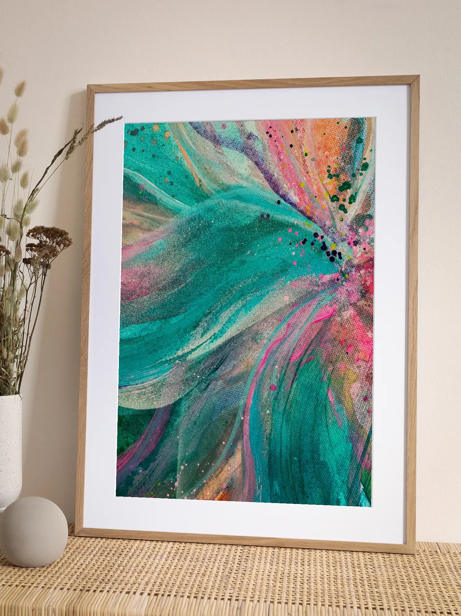 Floral Abstract Poster