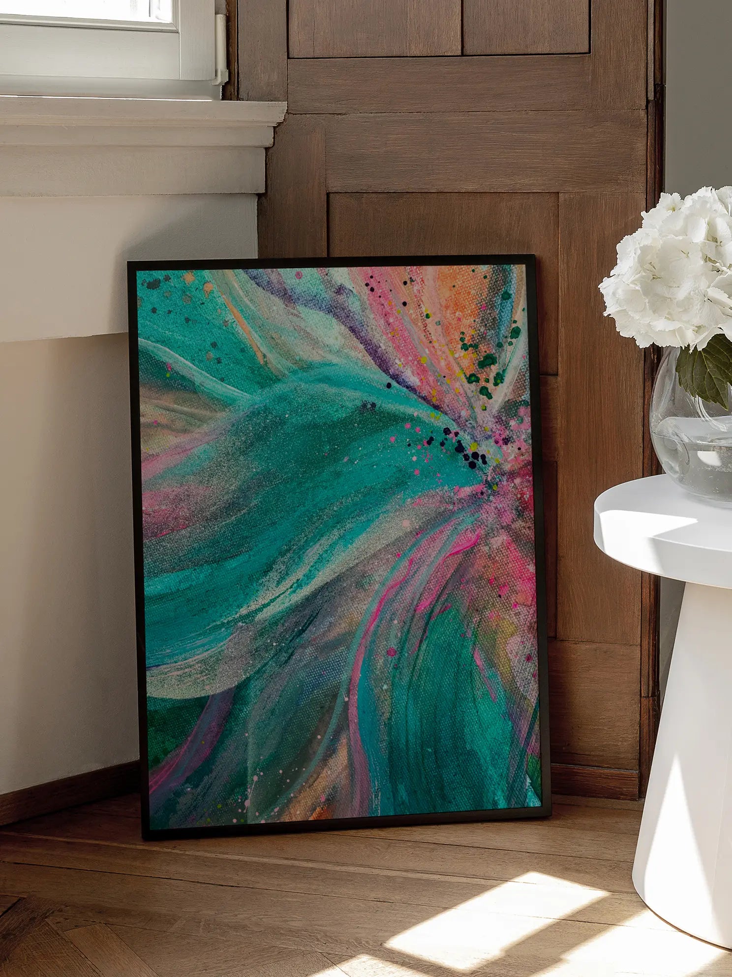 Floral Abstract Poster