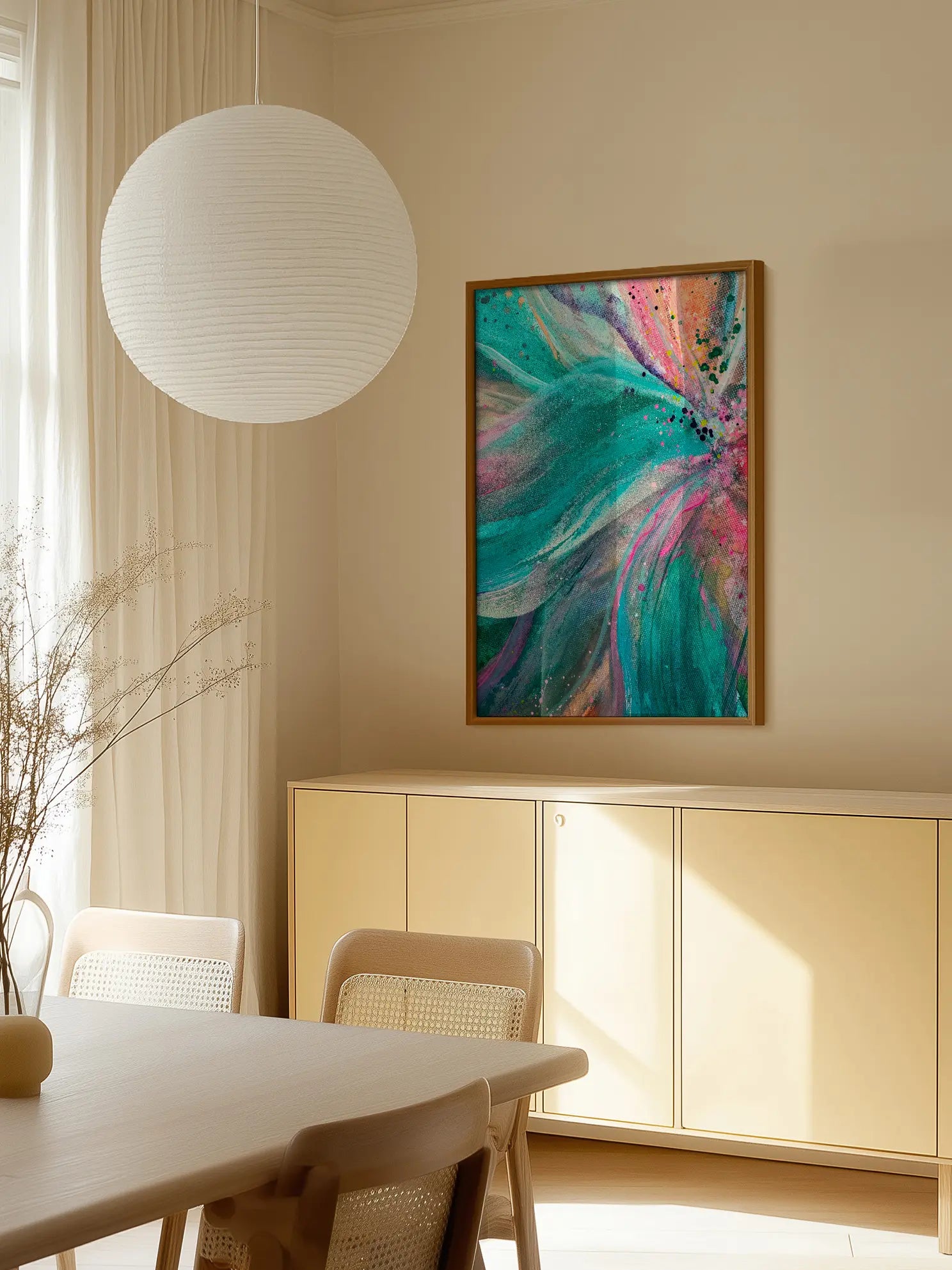 Floral Abstract Poster
