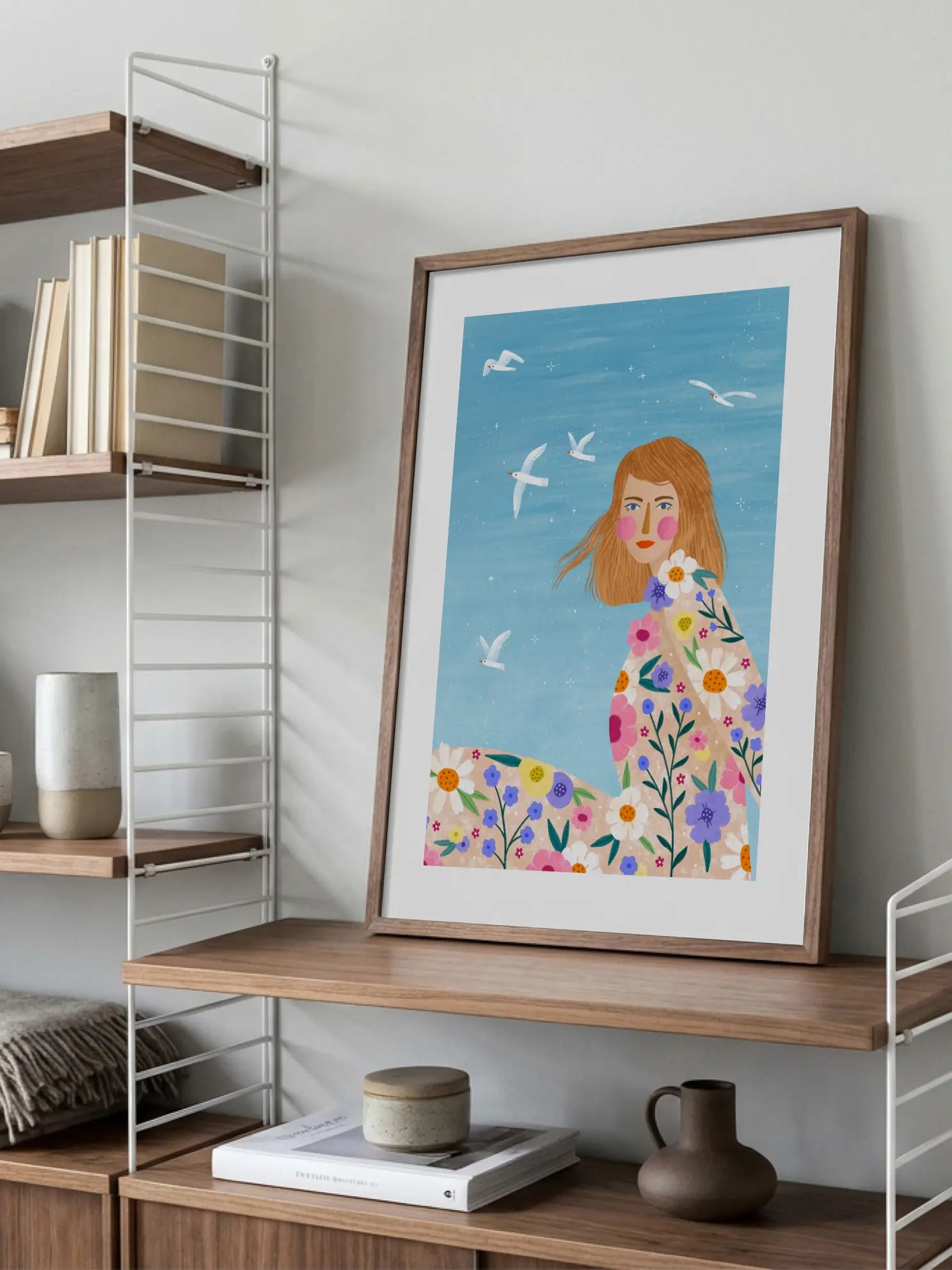 Floral Breeze Poster