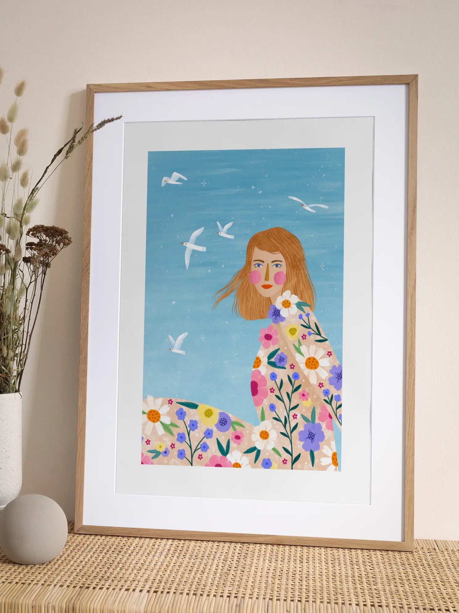 Floral Breeze Poster