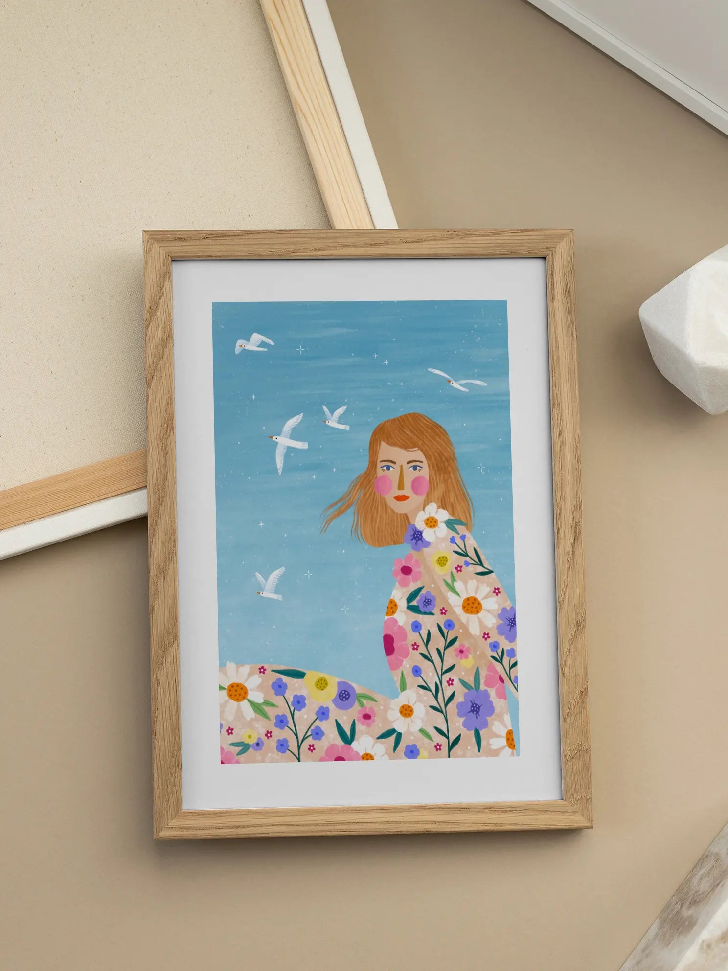Floral Breeze Poster