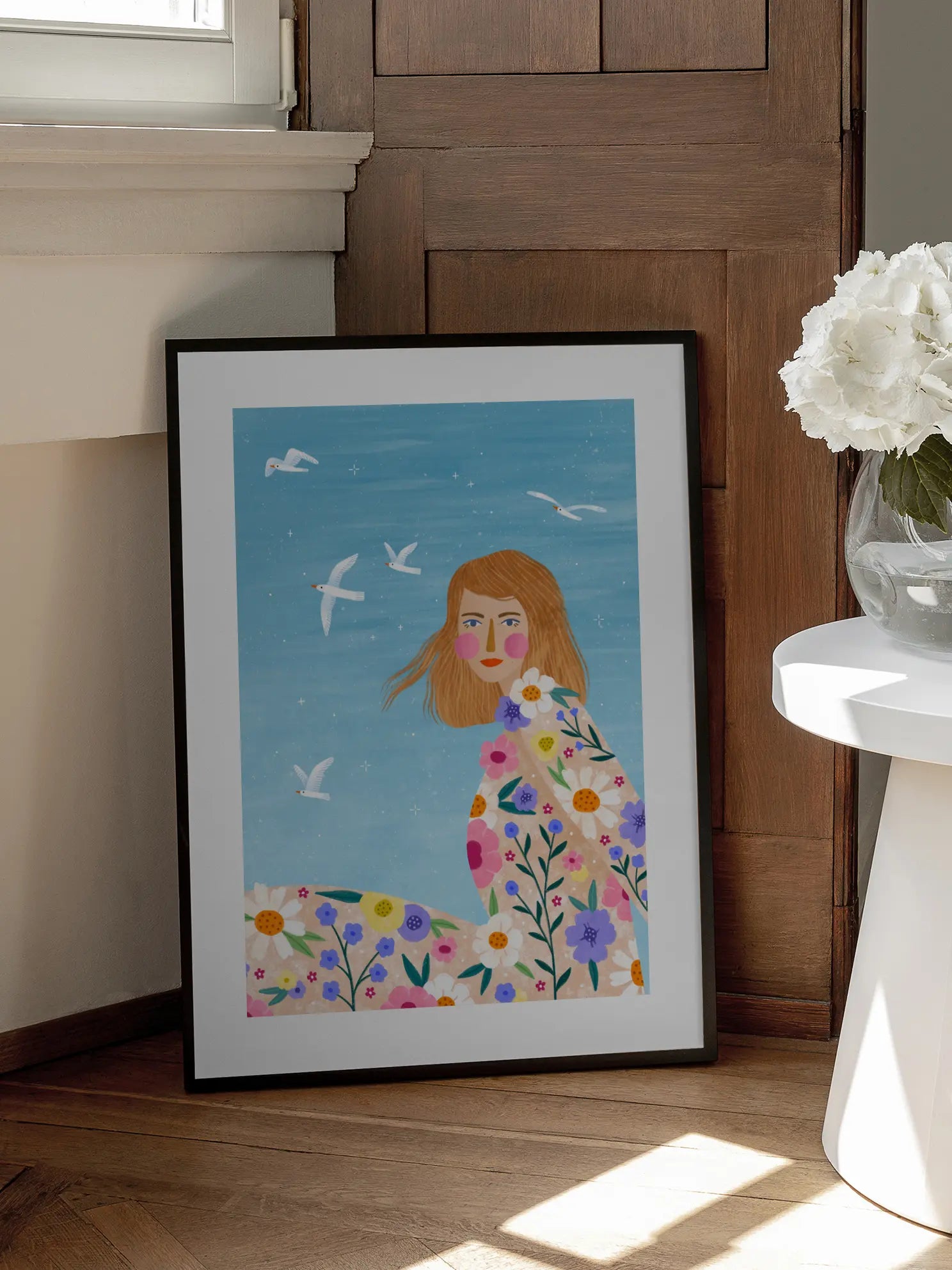 Floral Breeze Poster