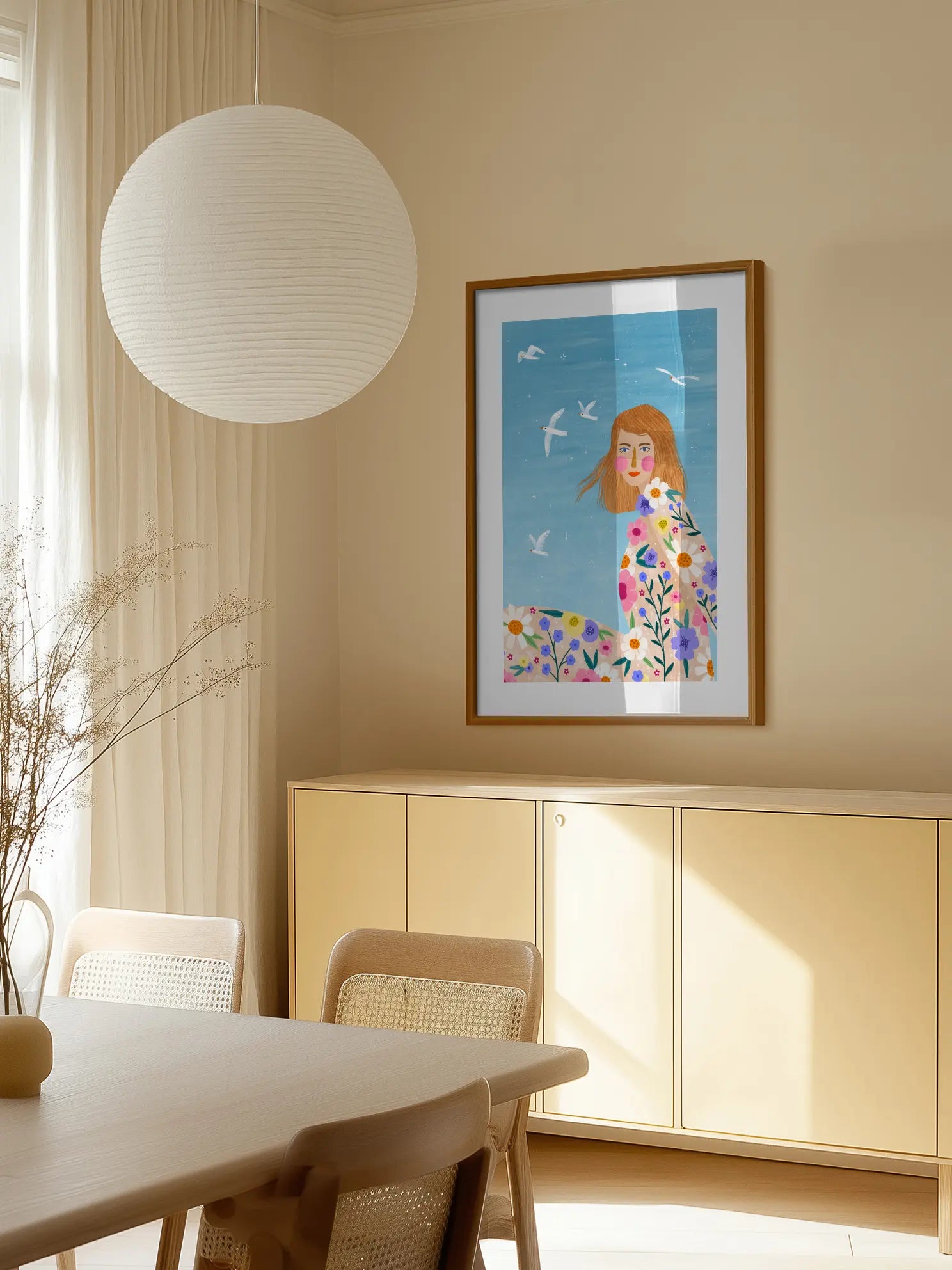 Floral Breeze Poster
