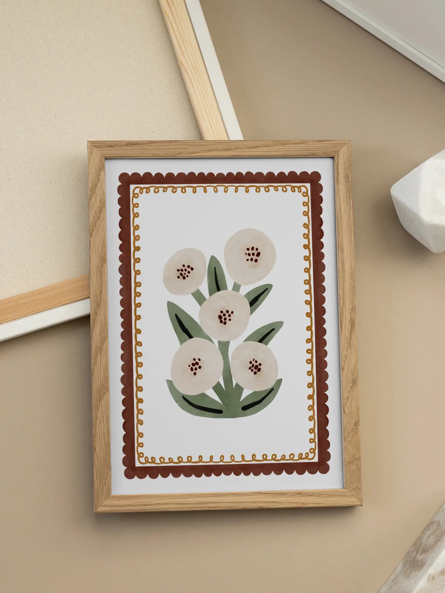 Floral Ceramic Poster