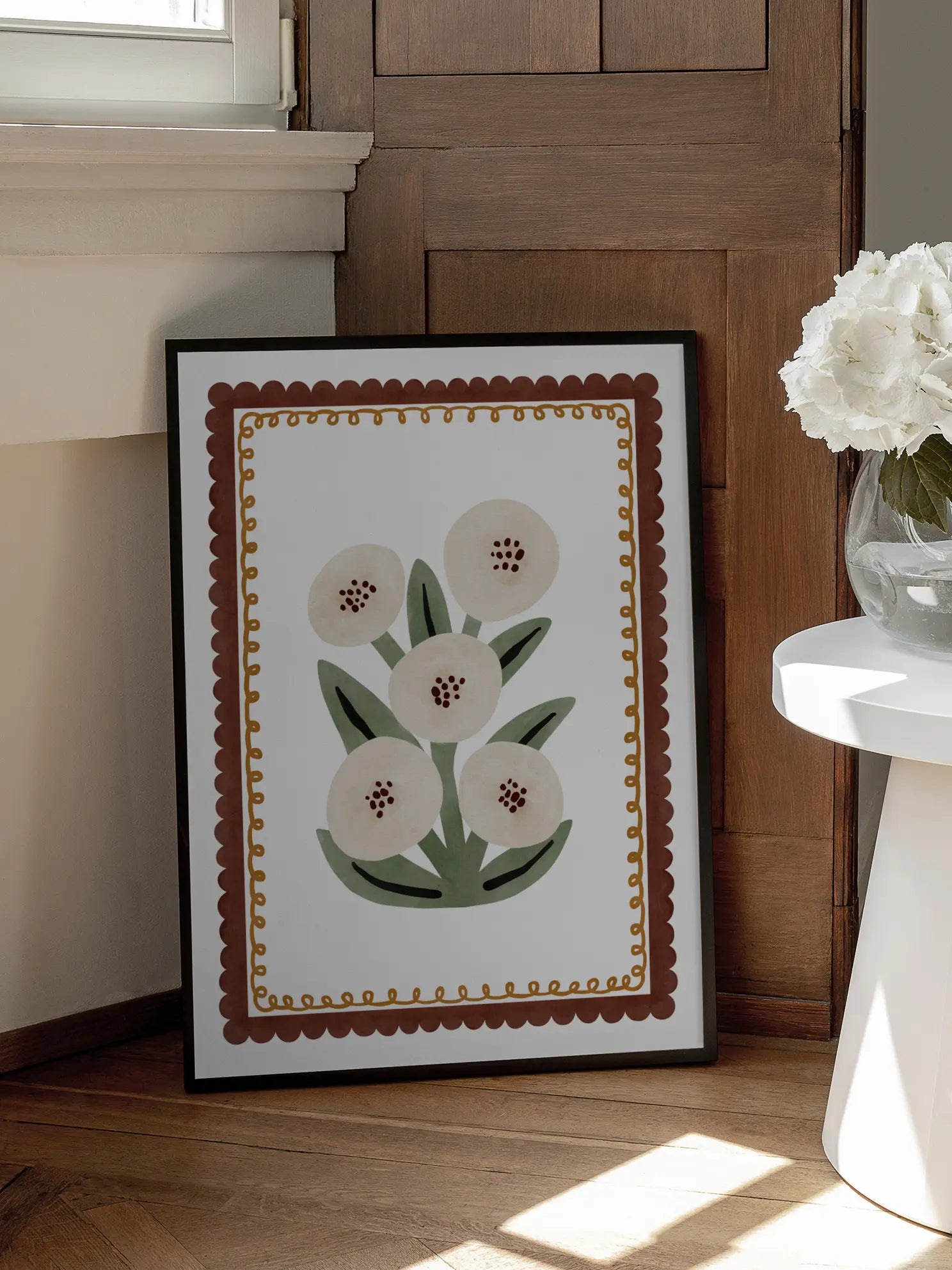 Floral Ceramic Poster