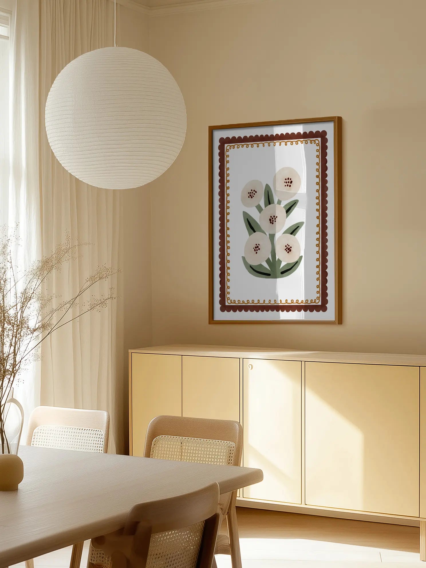 Floral Ceramic Poster
