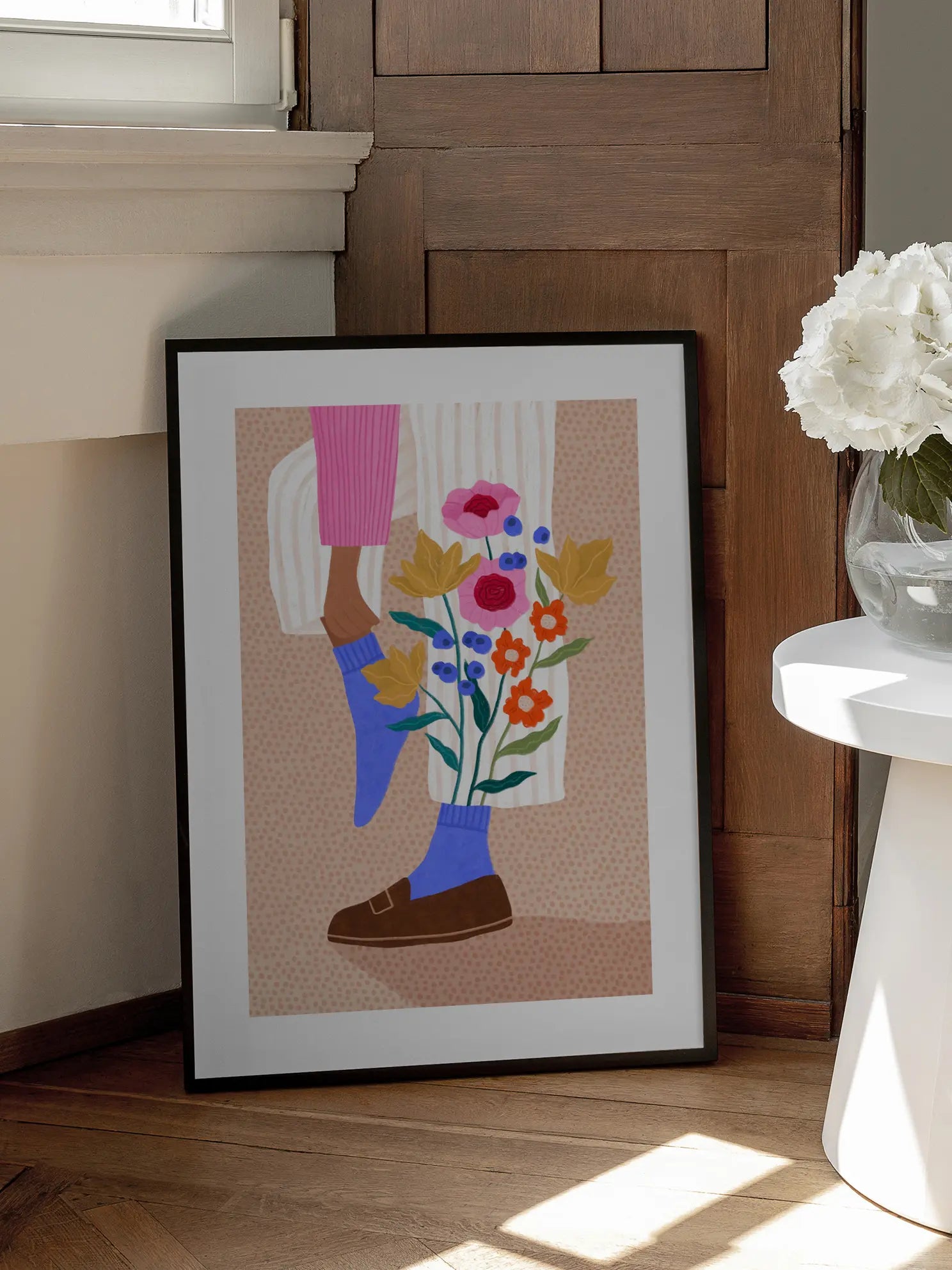 Floral Legs Poster