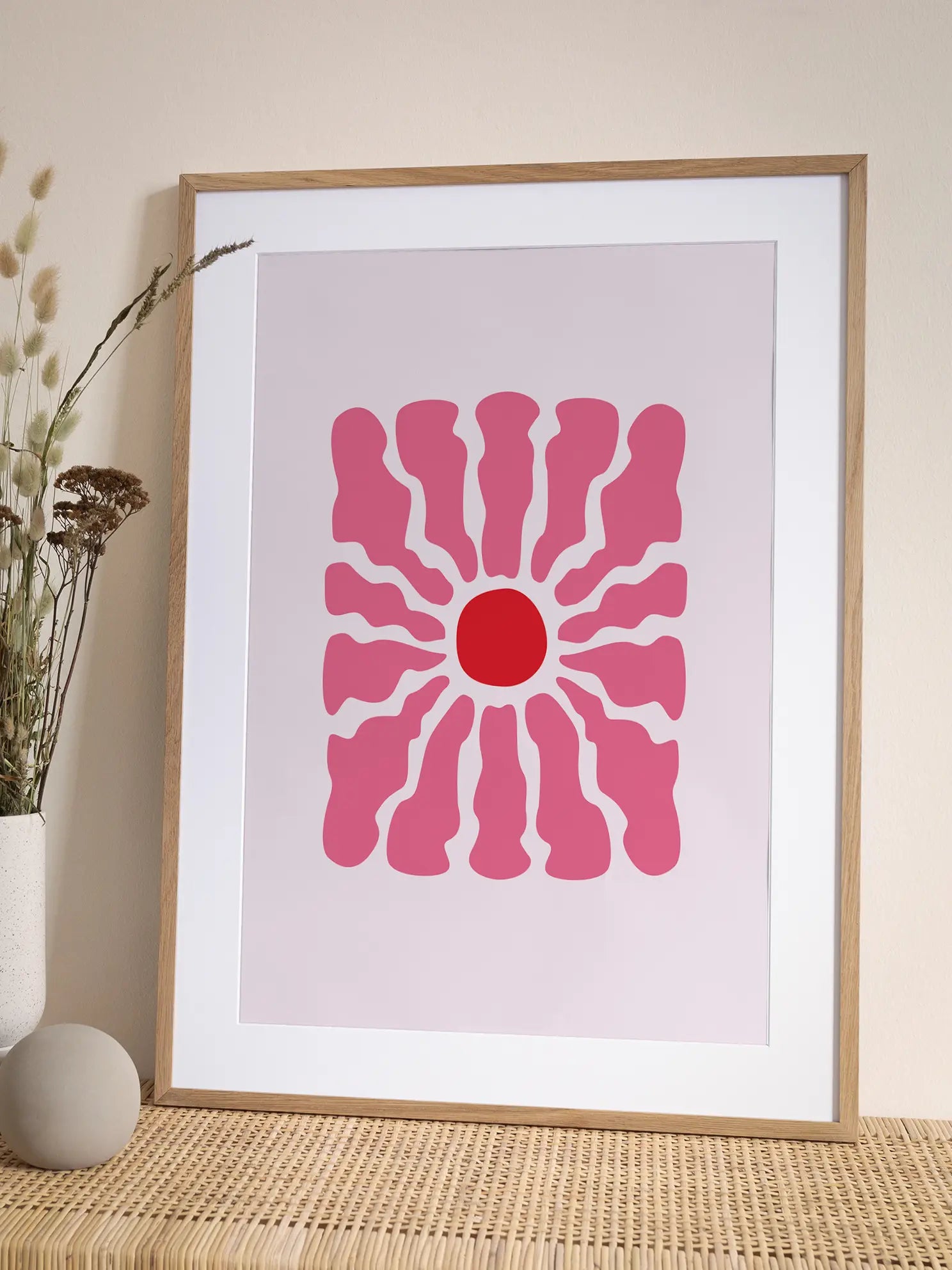 Floral Square Poster