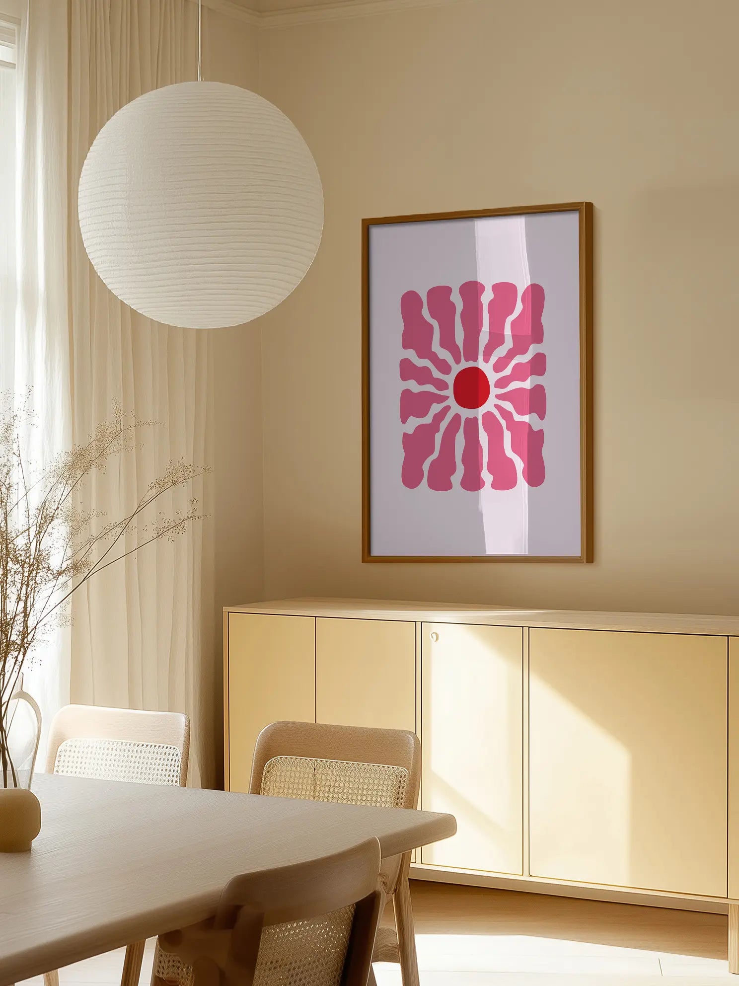 Floral Square Poster