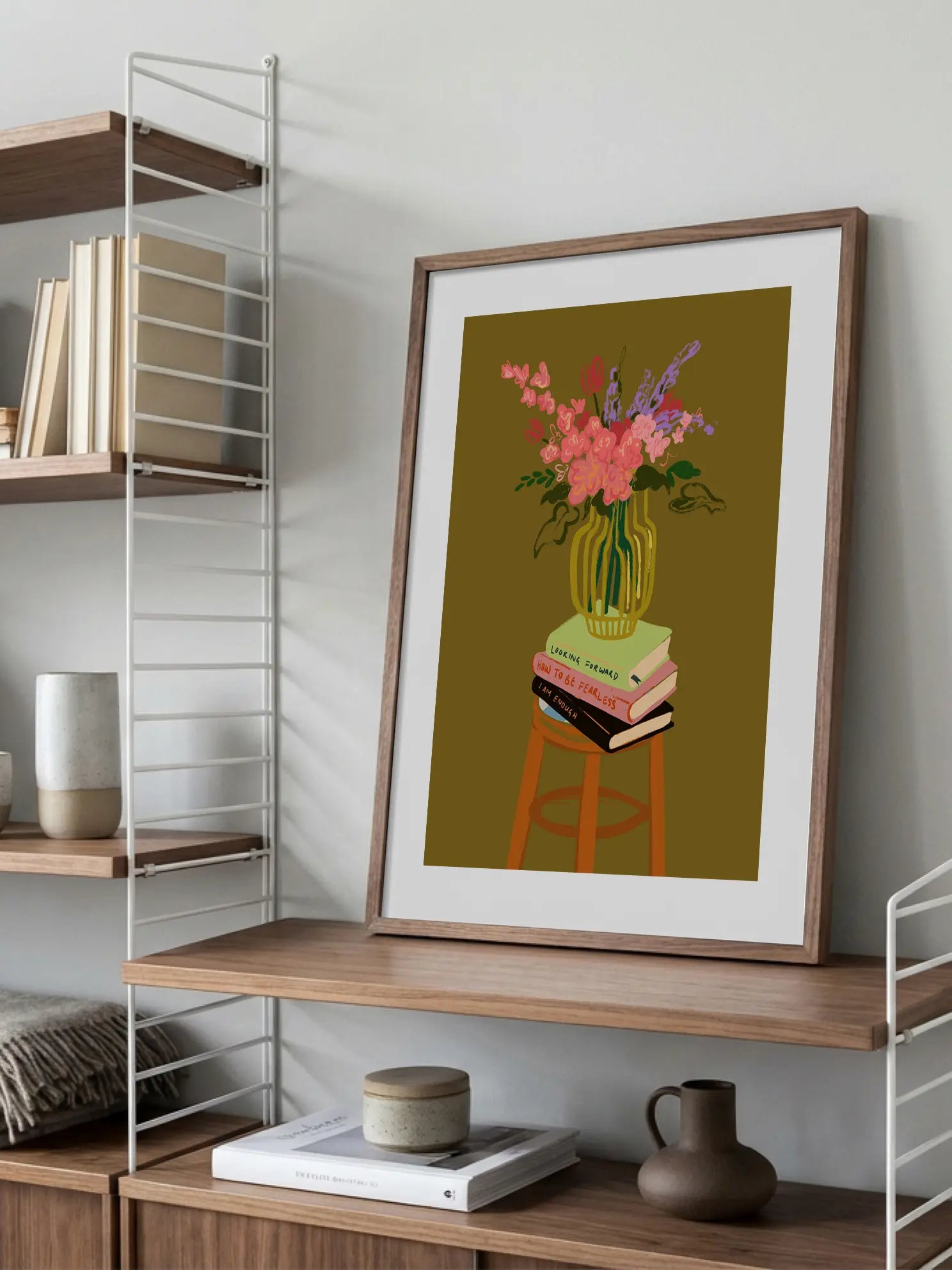 Floral Vase Poster