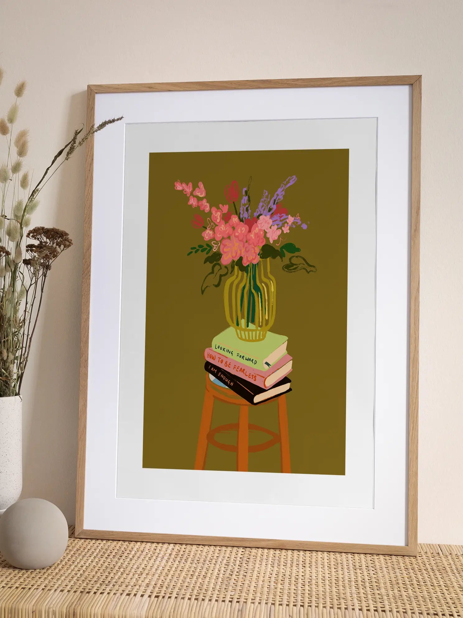 Floral Vase Poster