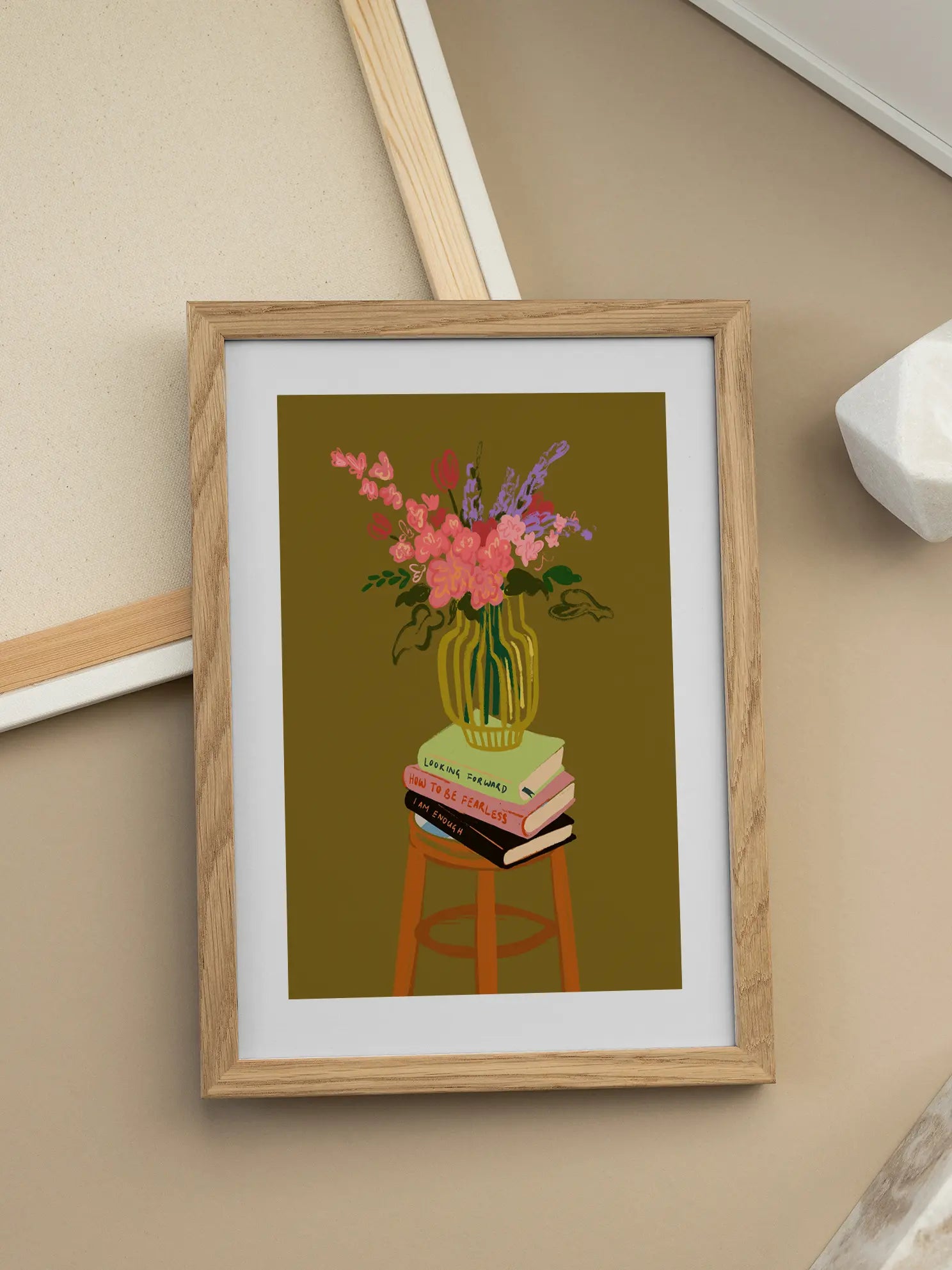 Floral Vase Poster