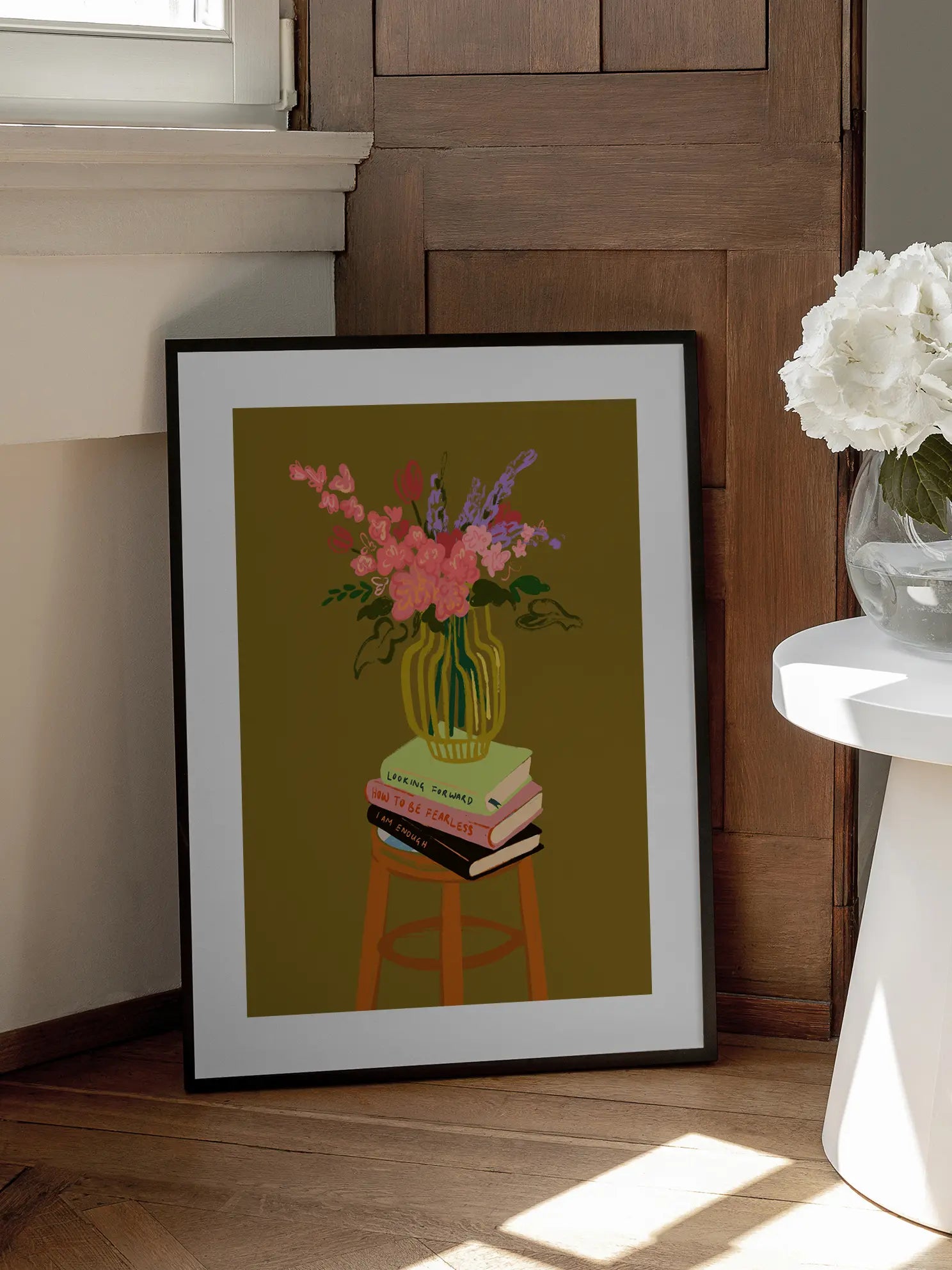 Floral Vase Poster
