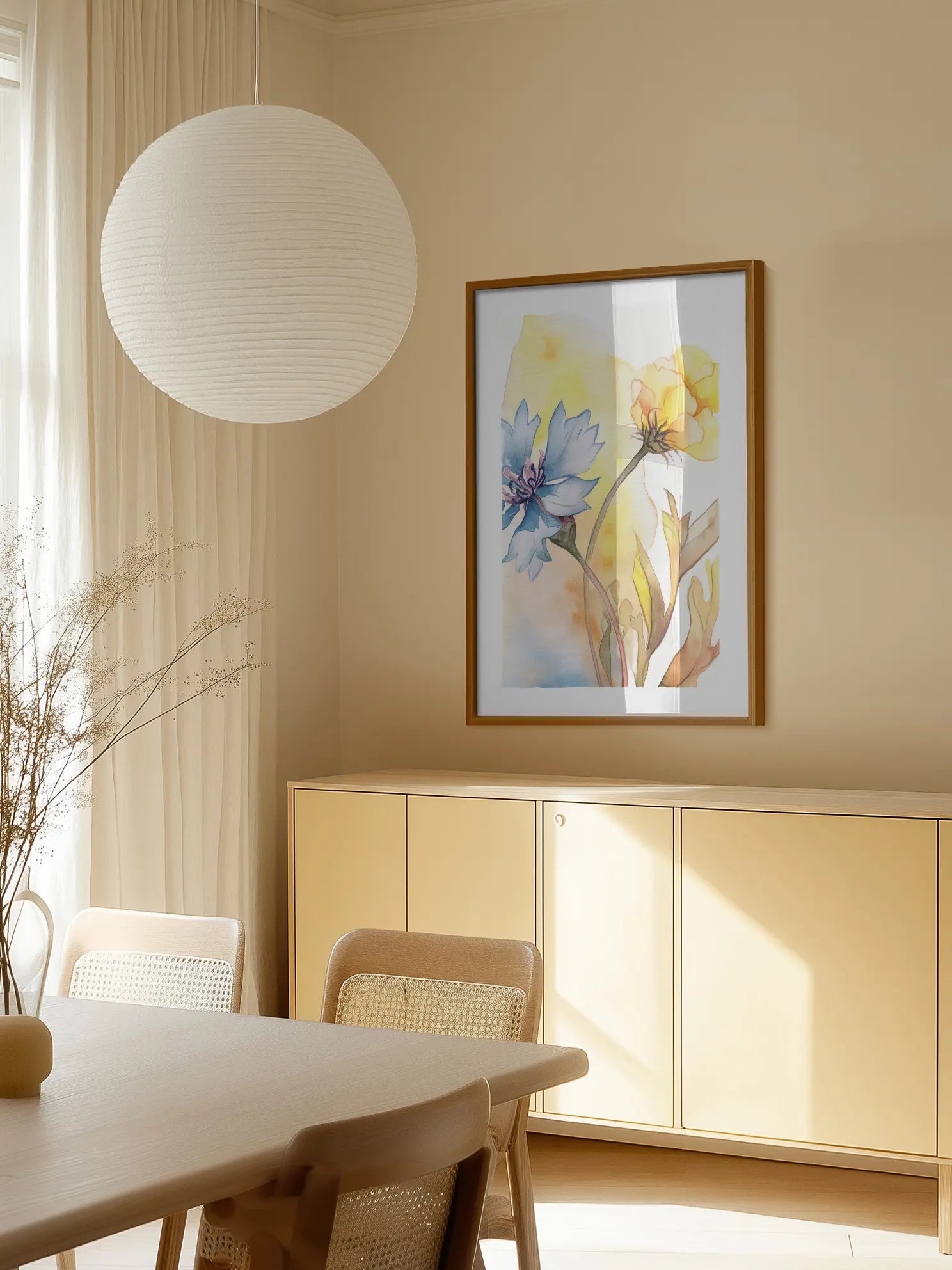 Floral Watercolor Poster