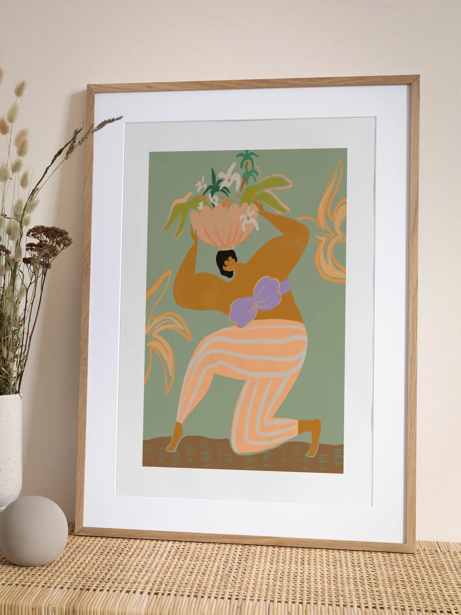 Flower Carrier Poster