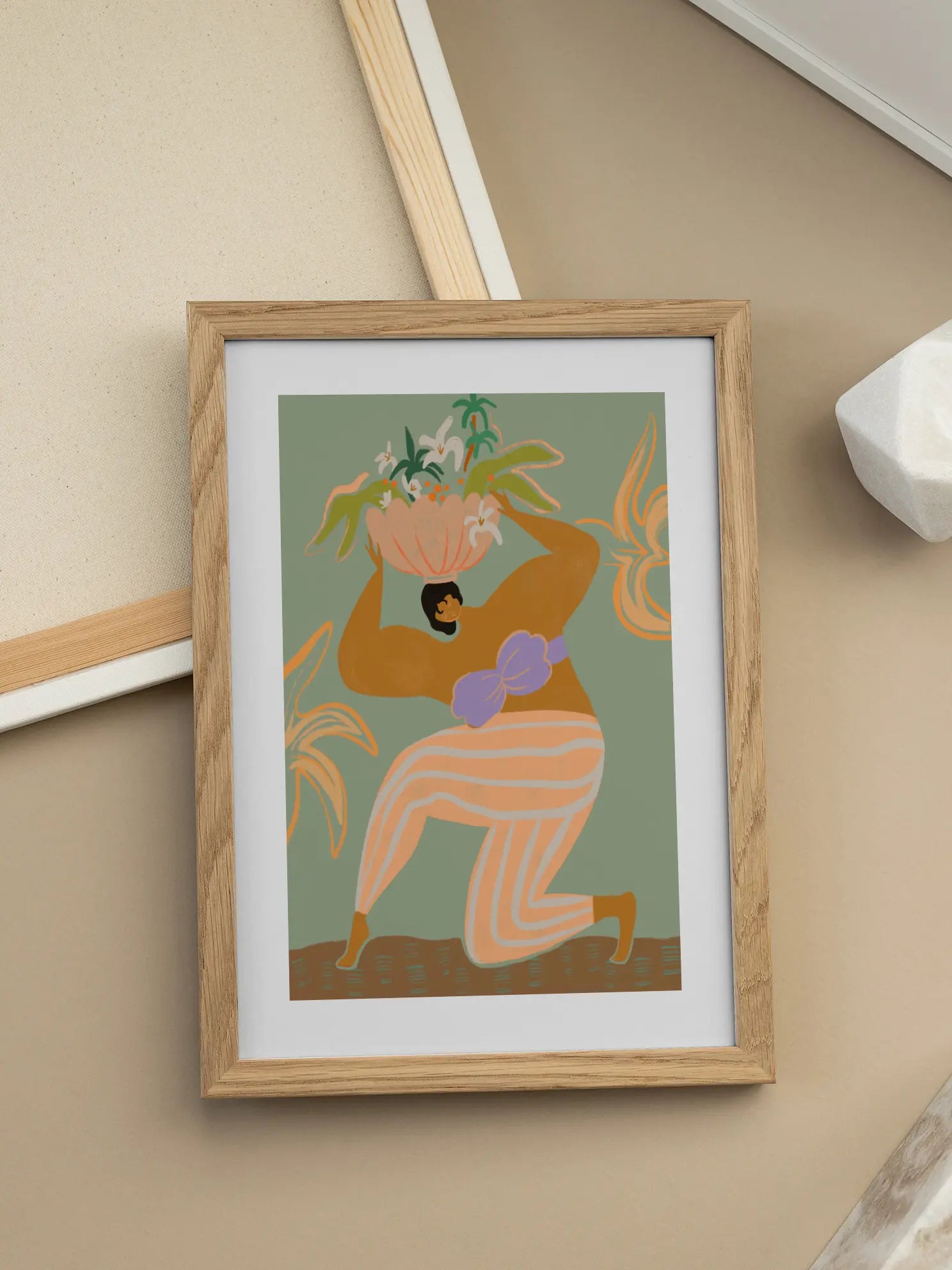 Flower Carrier Poster