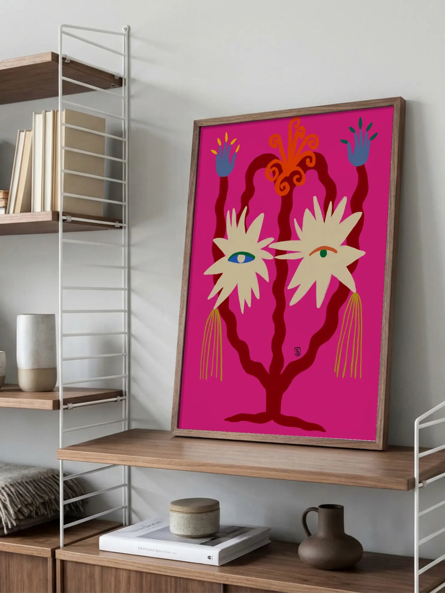 Flower Eyes Poster