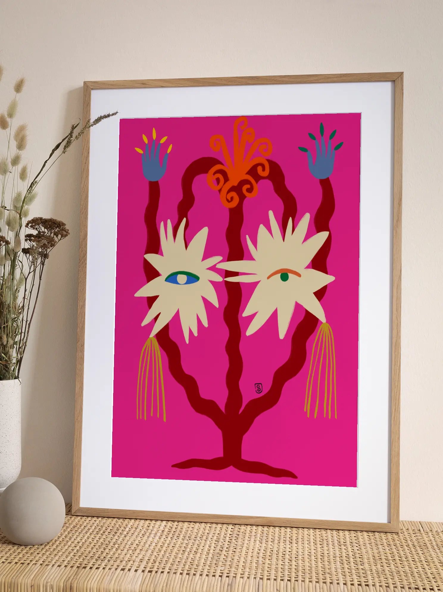 Flower Eyes Poster