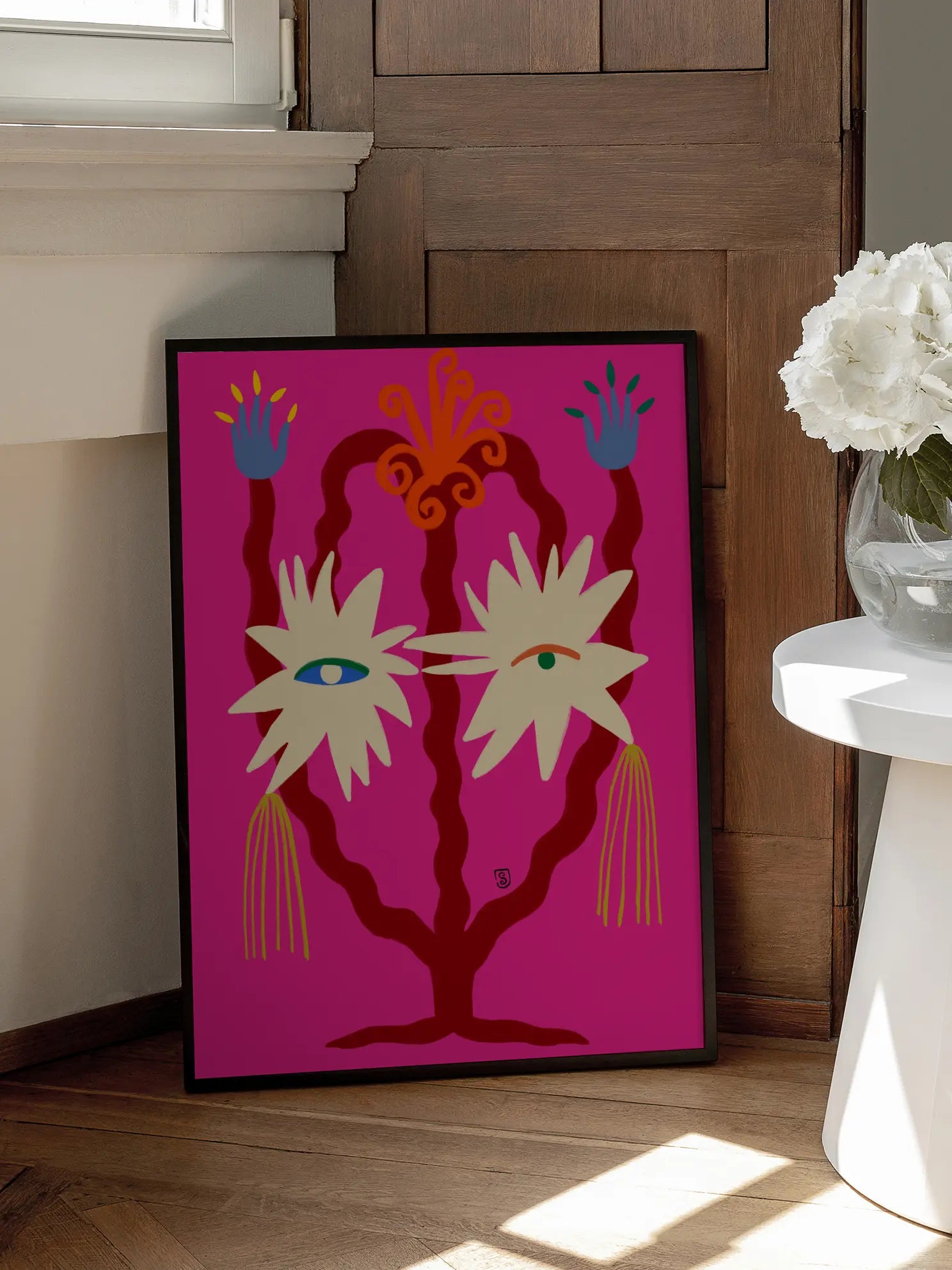 Flower Eyes Poster
